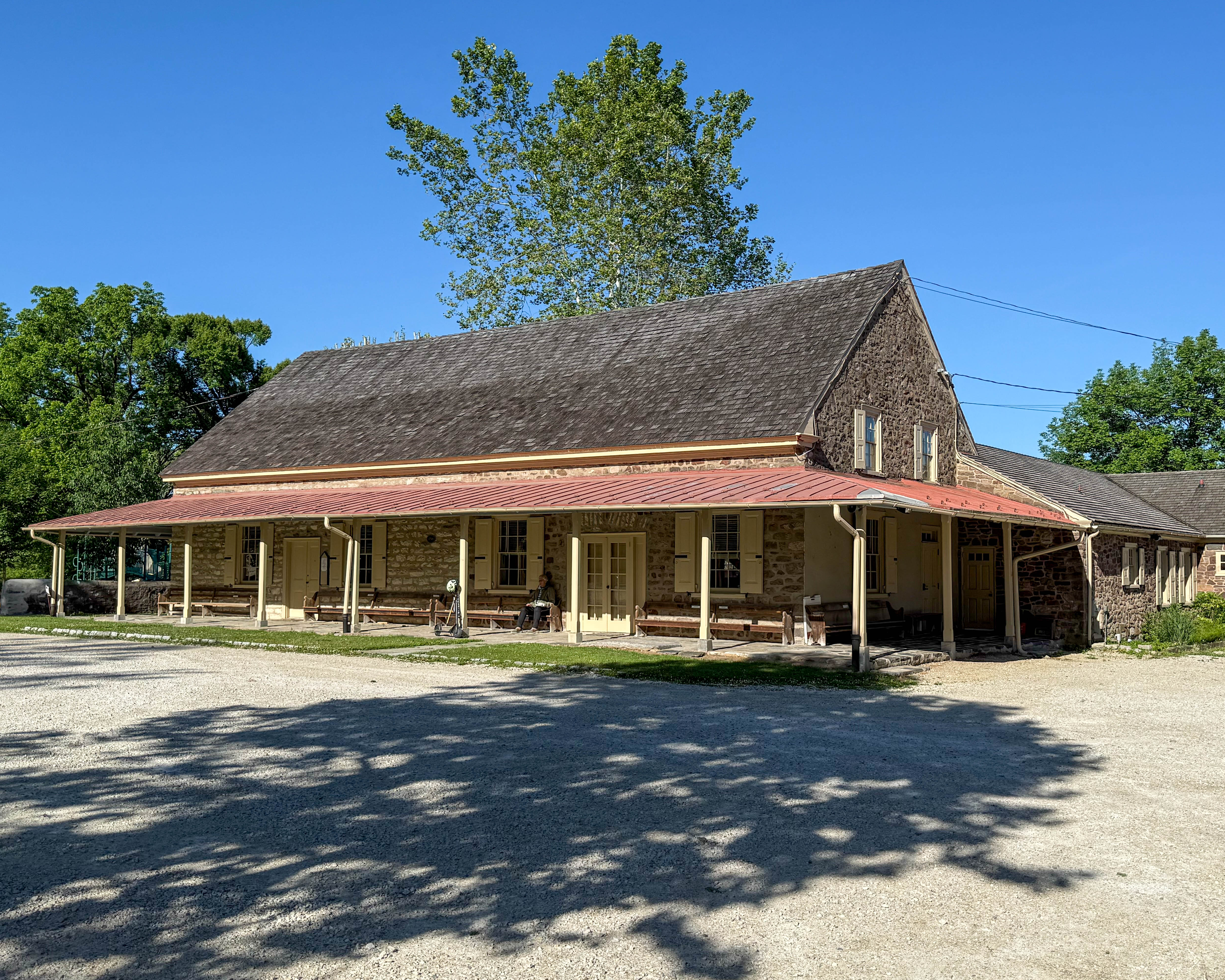 Plymouth Friends Meeting House at 2150 Butler Pike in Plymouth Meeting, Pennsylvania serving the local community