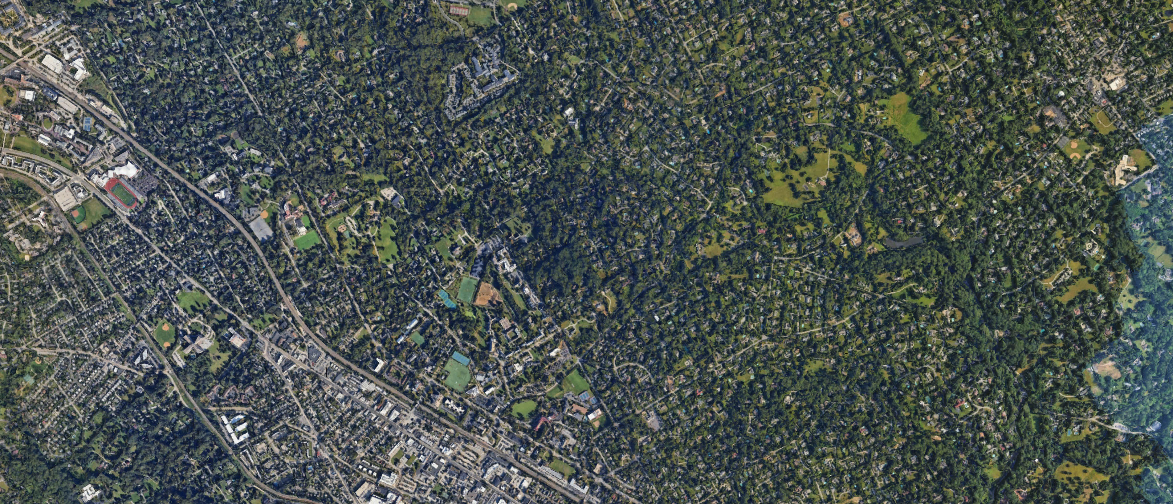 Map of Rosemont, Pennsylvania serving the local community
