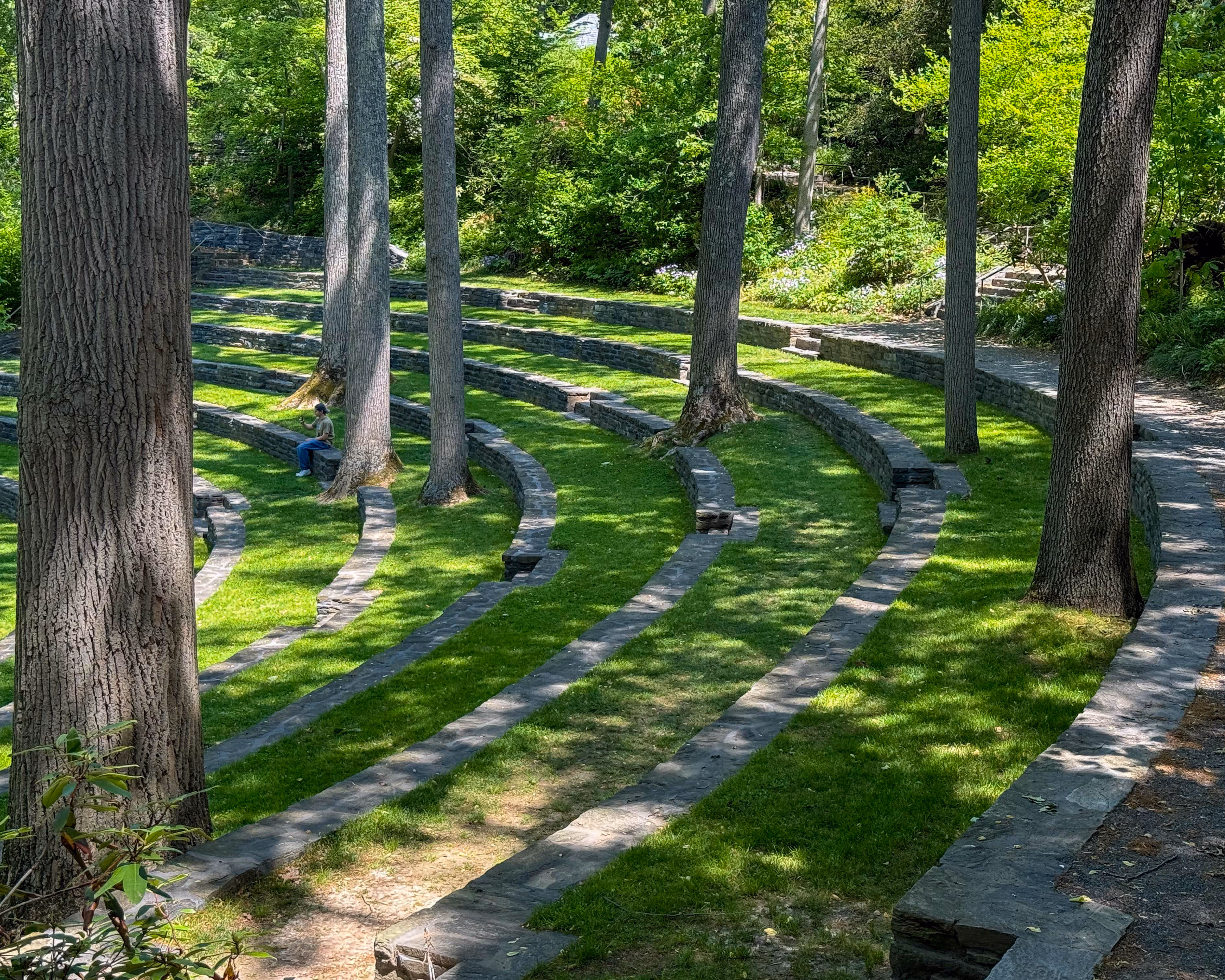 Scott Outdoor Ampitheater at 500 College Avenue in Swarthmore, Pennsylvania serving the local community