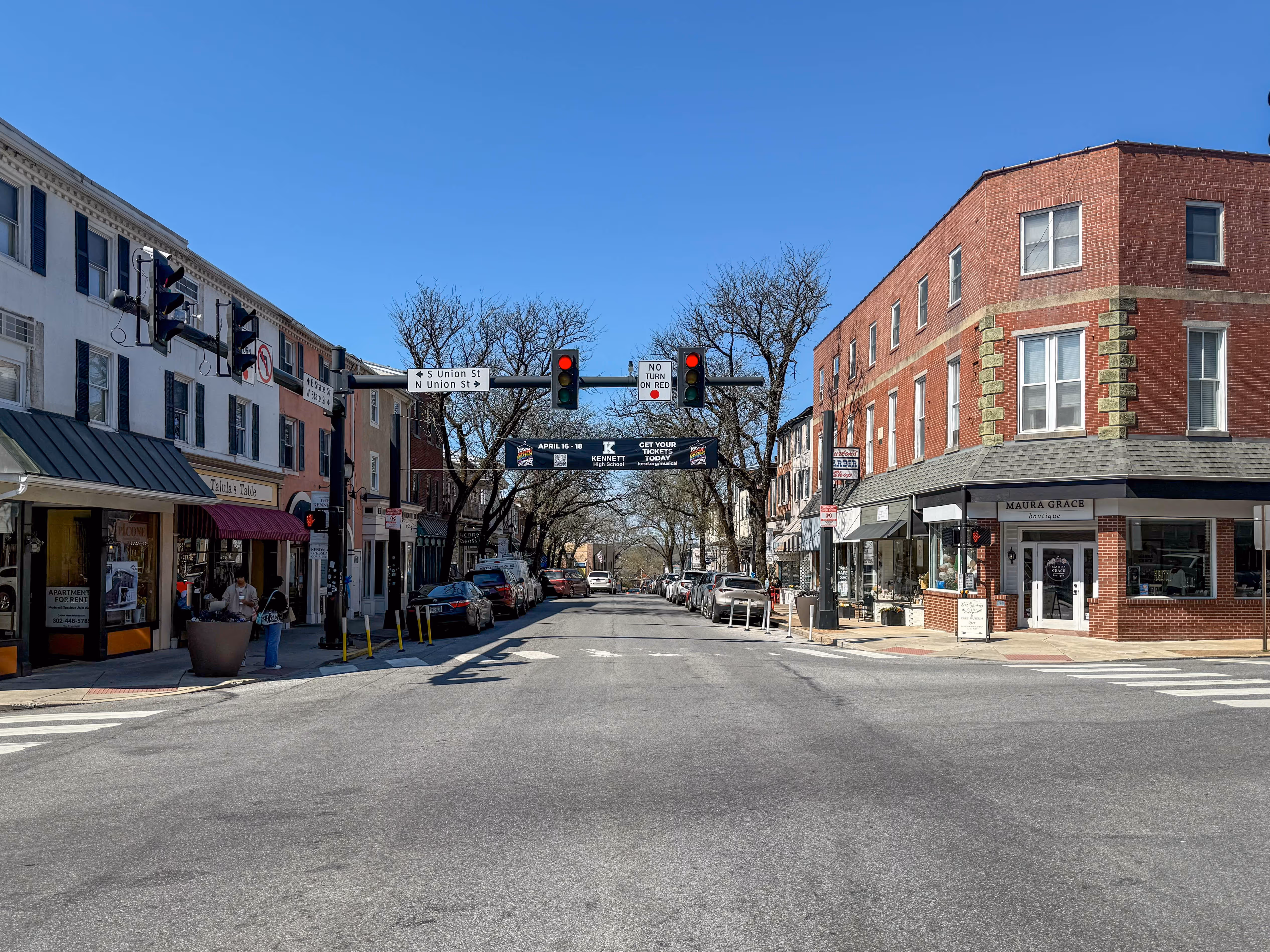 East State Street in Kennett Square, Pennsylvania serving the local community