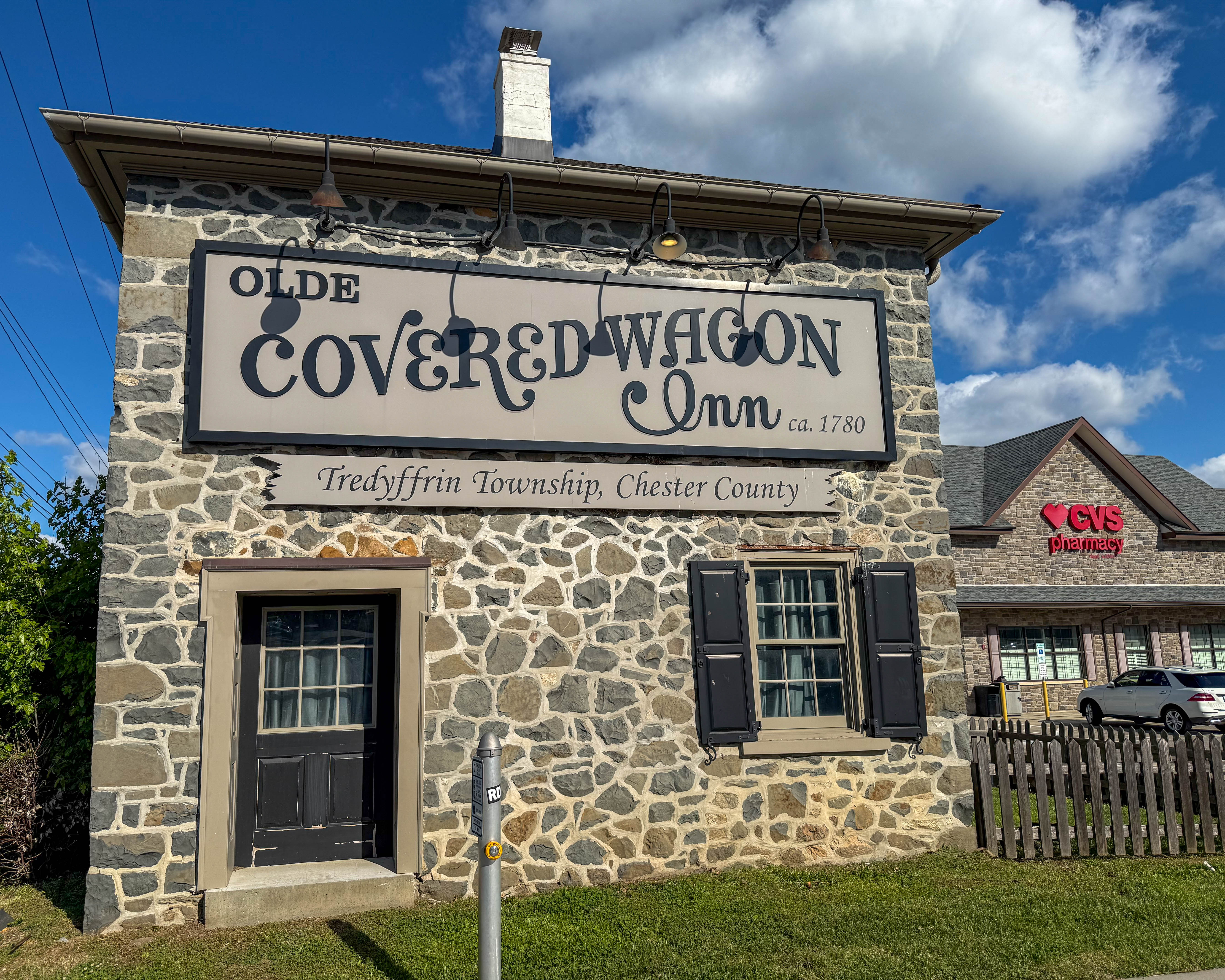 Olde Covered Wagon Inne at 625 W Lancaster Avenue in Wayne, Pennsylvania serving the local community