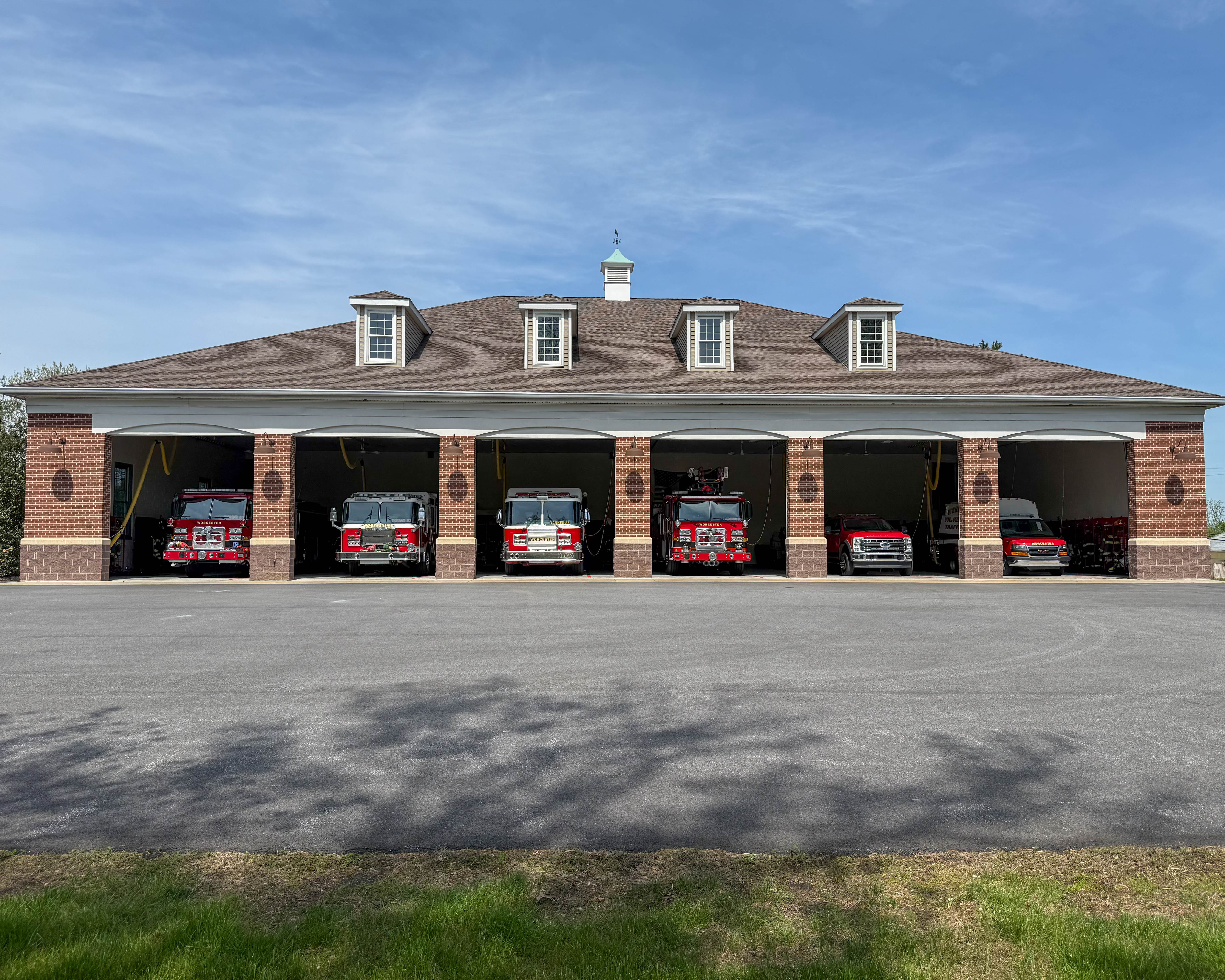 Worcester Volunteer Fire Department at 1721 S Valley Forge Road in Worcester, Pennsylvania serving the local community