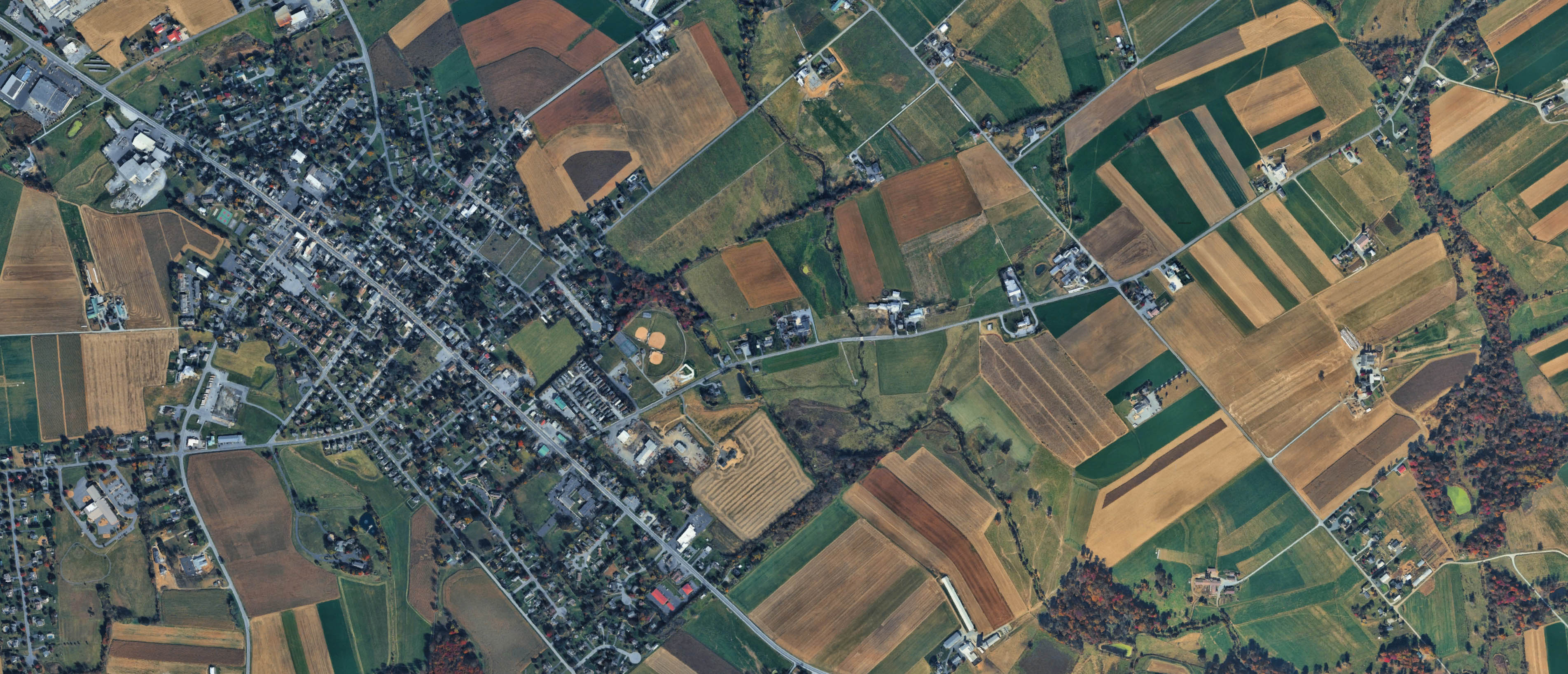 Map of Honey Brook, Pennsylvania serving the local community