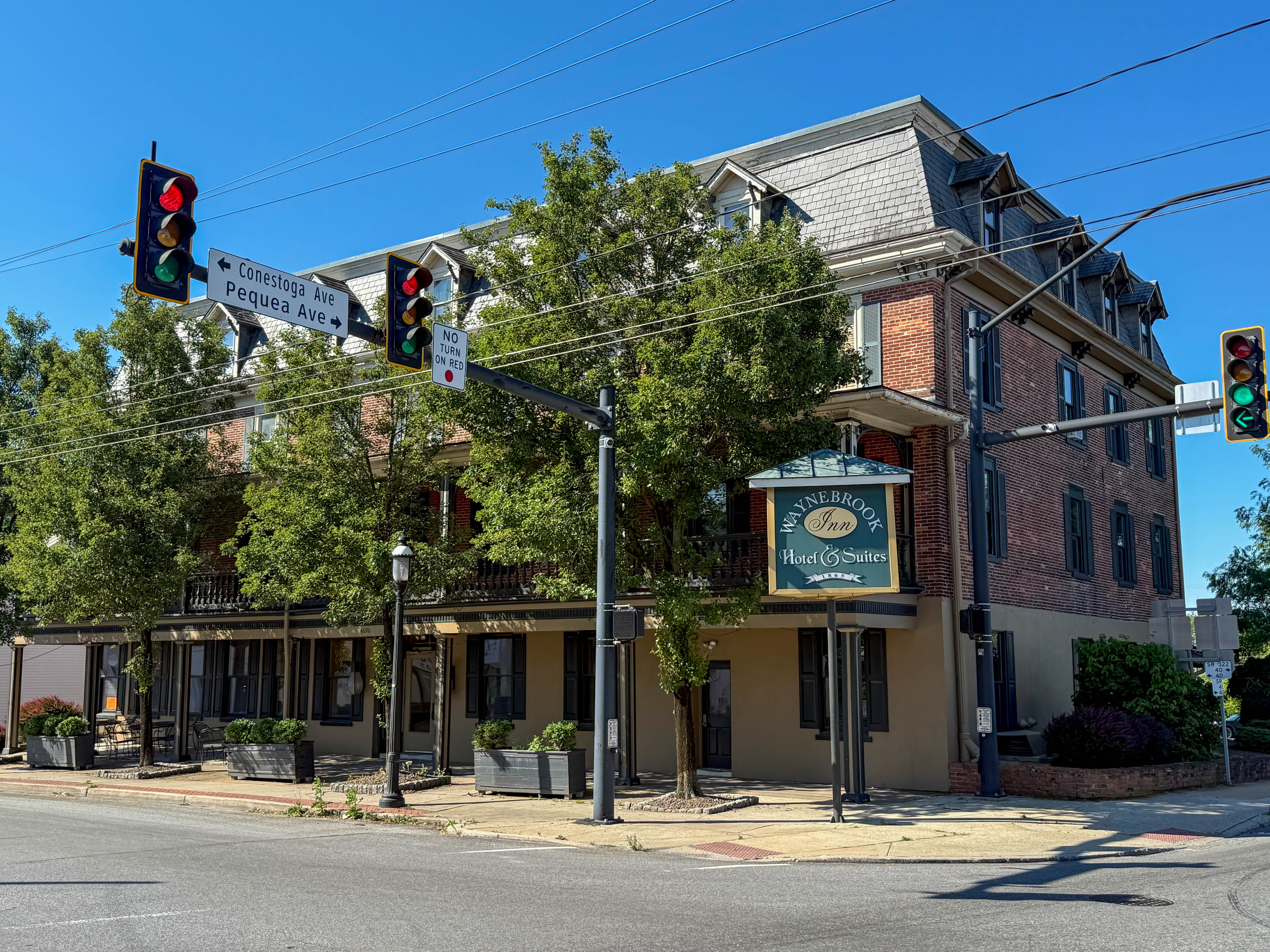 Waynebrook Inn 1865 at 4690 Horseshoe Pike in Honey Brook, Pennsylvania serving the local community