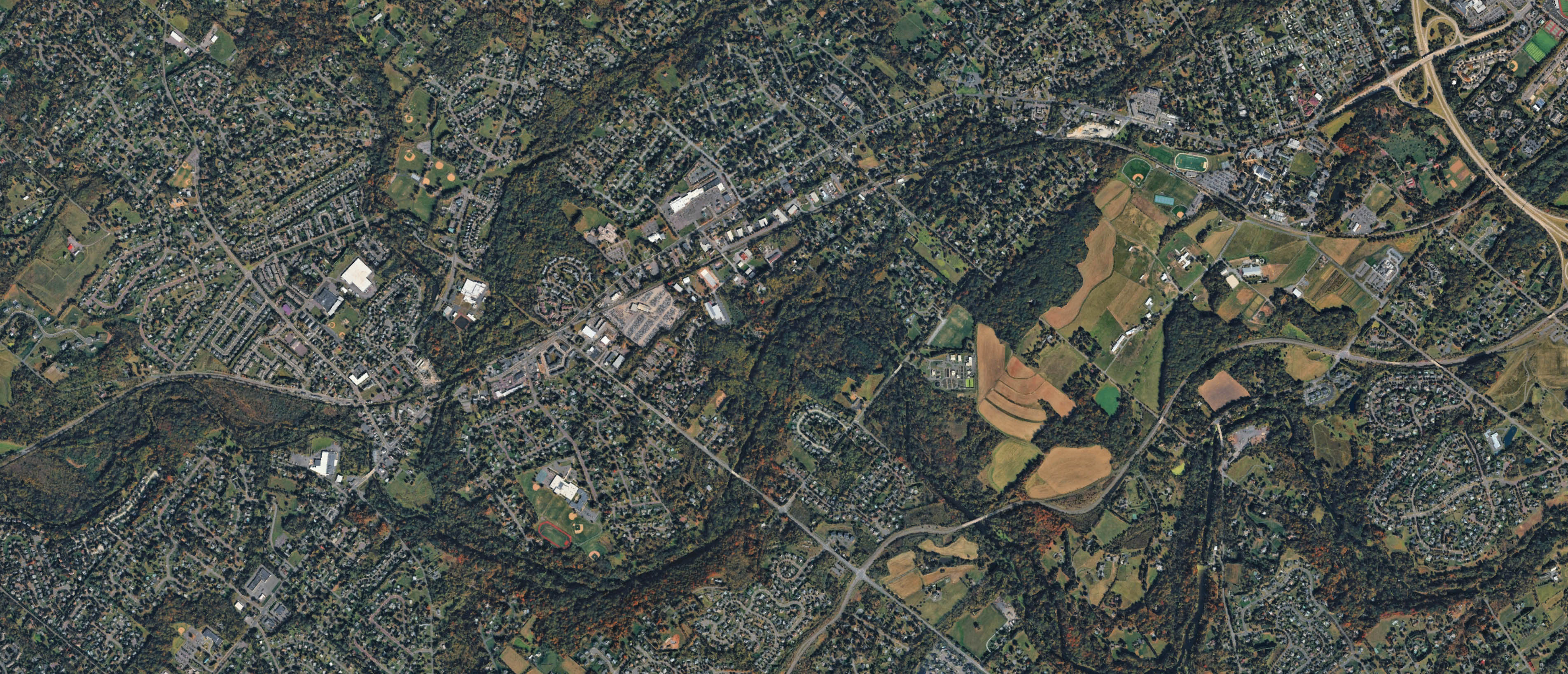 Map of Chalfont, Pennsylvania serving the local community