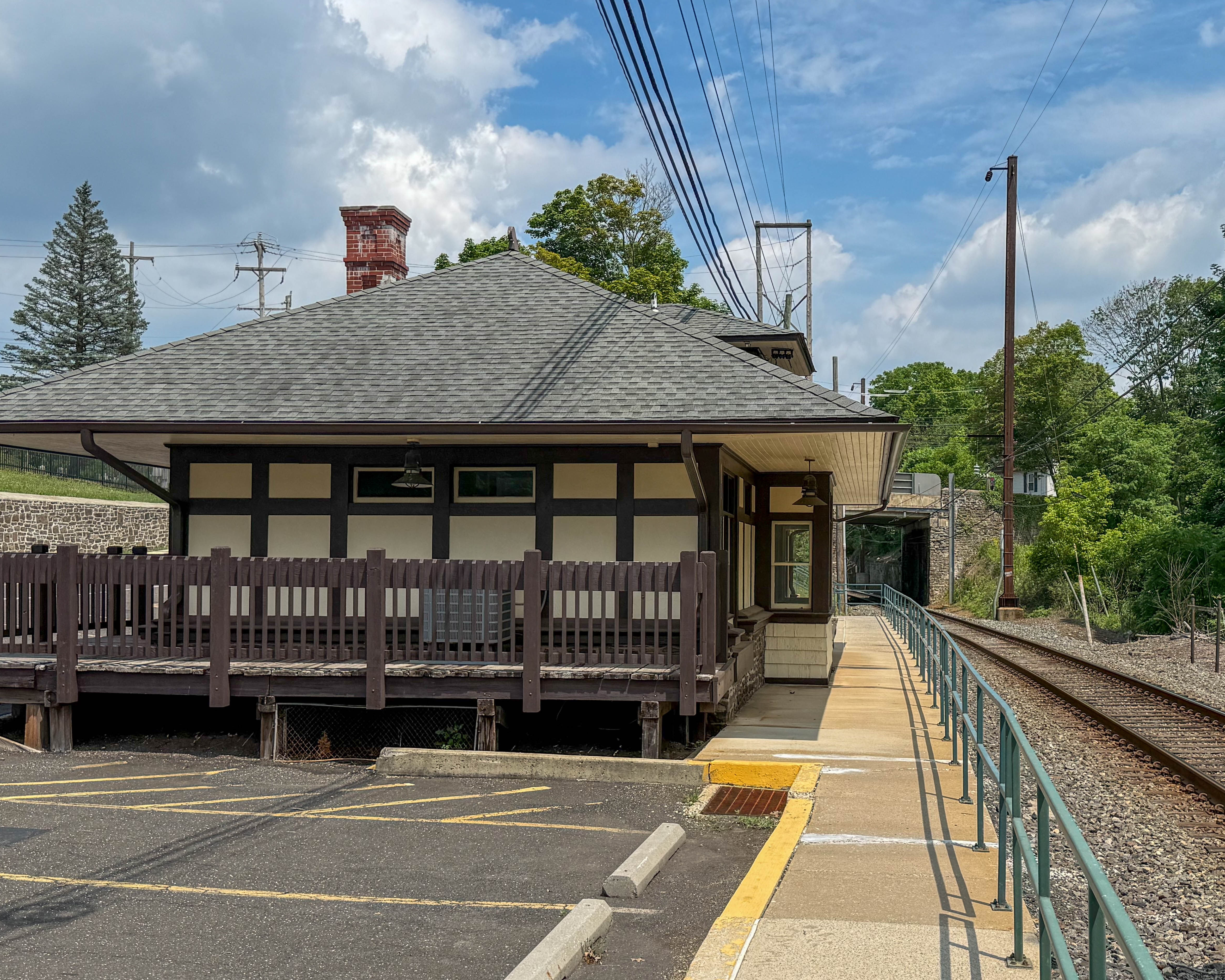 Chalfont Train Station at 13 Sunset Avenue in Chalfont, PA serving the local community