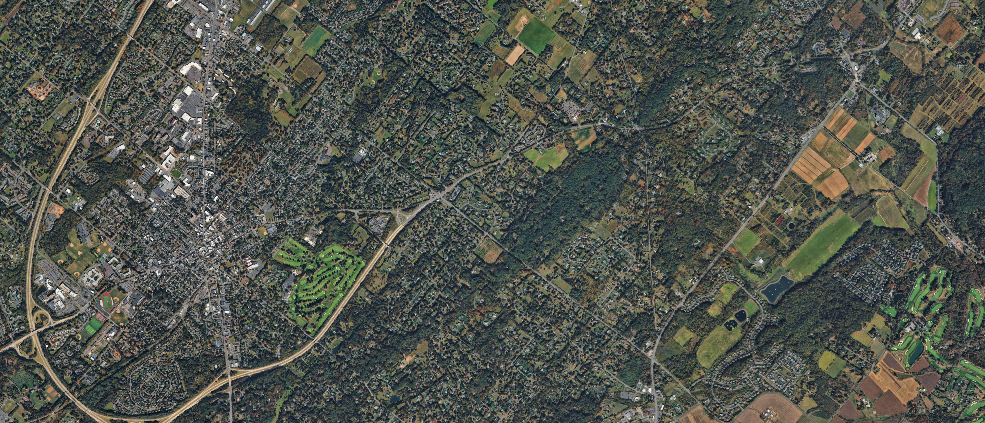 Map of Doylestown, Pennsylvania serving the local community