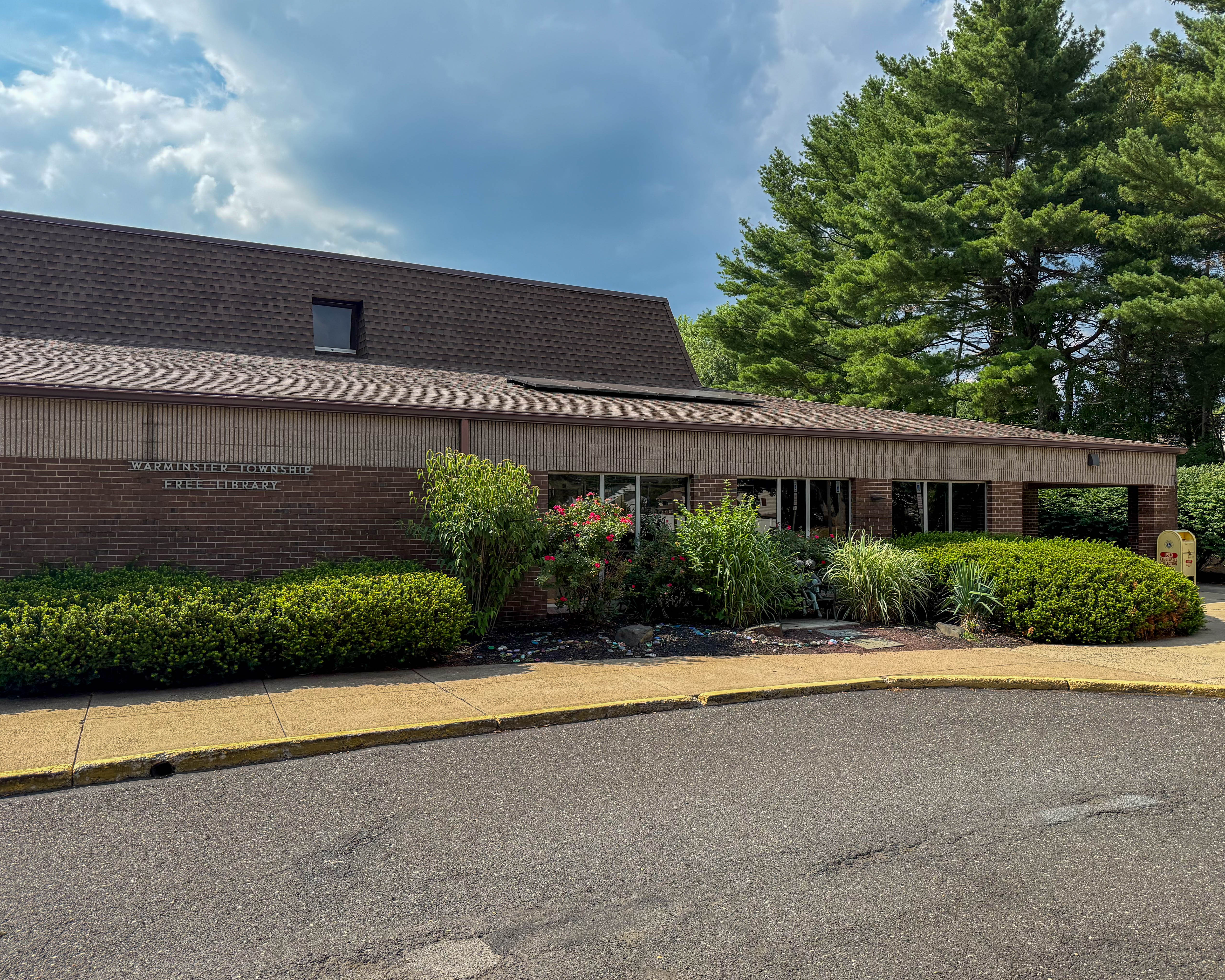 Warminster Township Library at 1076 Emma Lane in Warminster, PA serving the local community