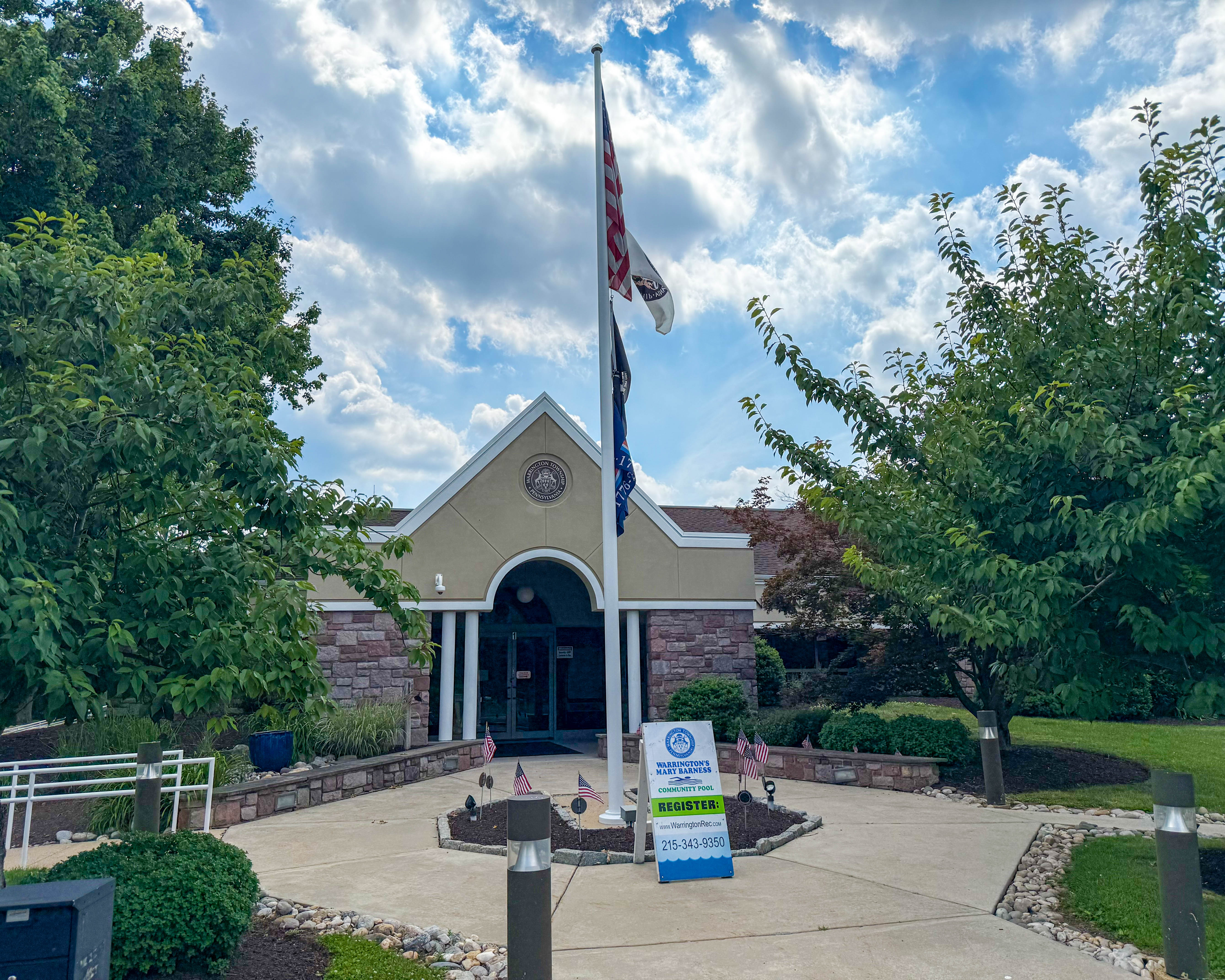 Warrington Township Administrative Office at 852 Easton Road in Warrington, PA serving the local community