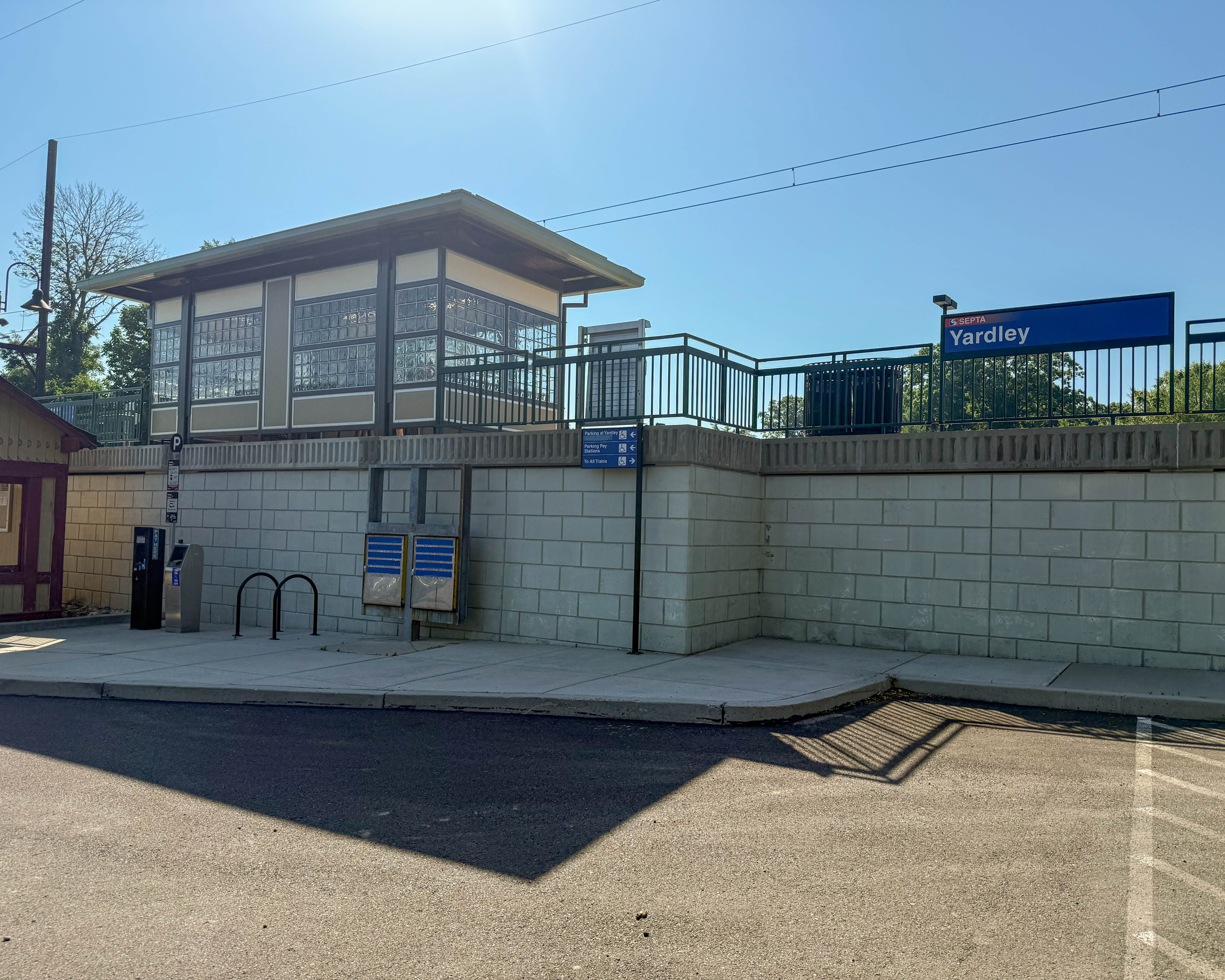 Yardley Train Station at 13 Readying Avenue in Yardley, PA serving the local community