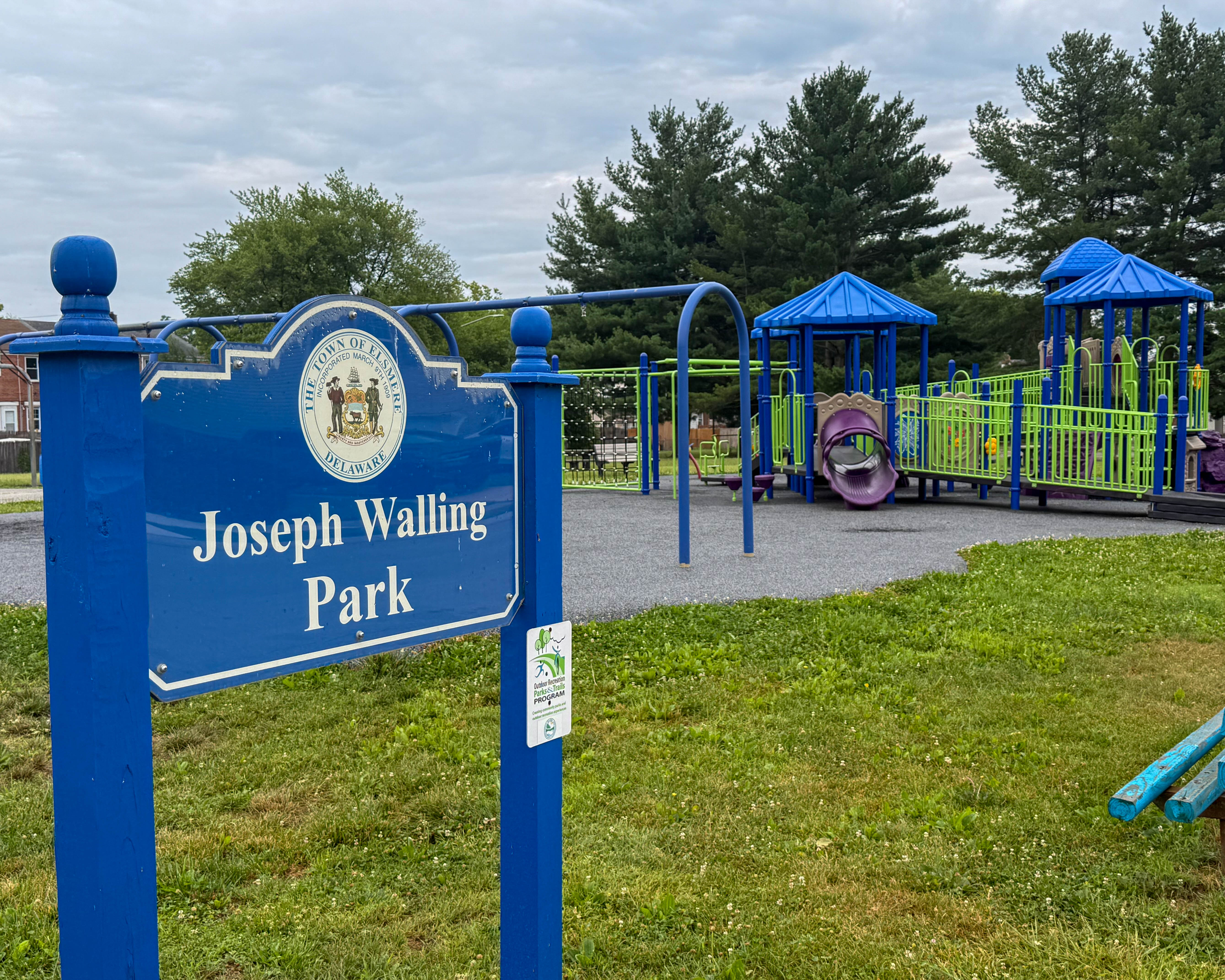 Joseph R. Walling Park on Linden Avenue in Elsmere, DE serving the local community