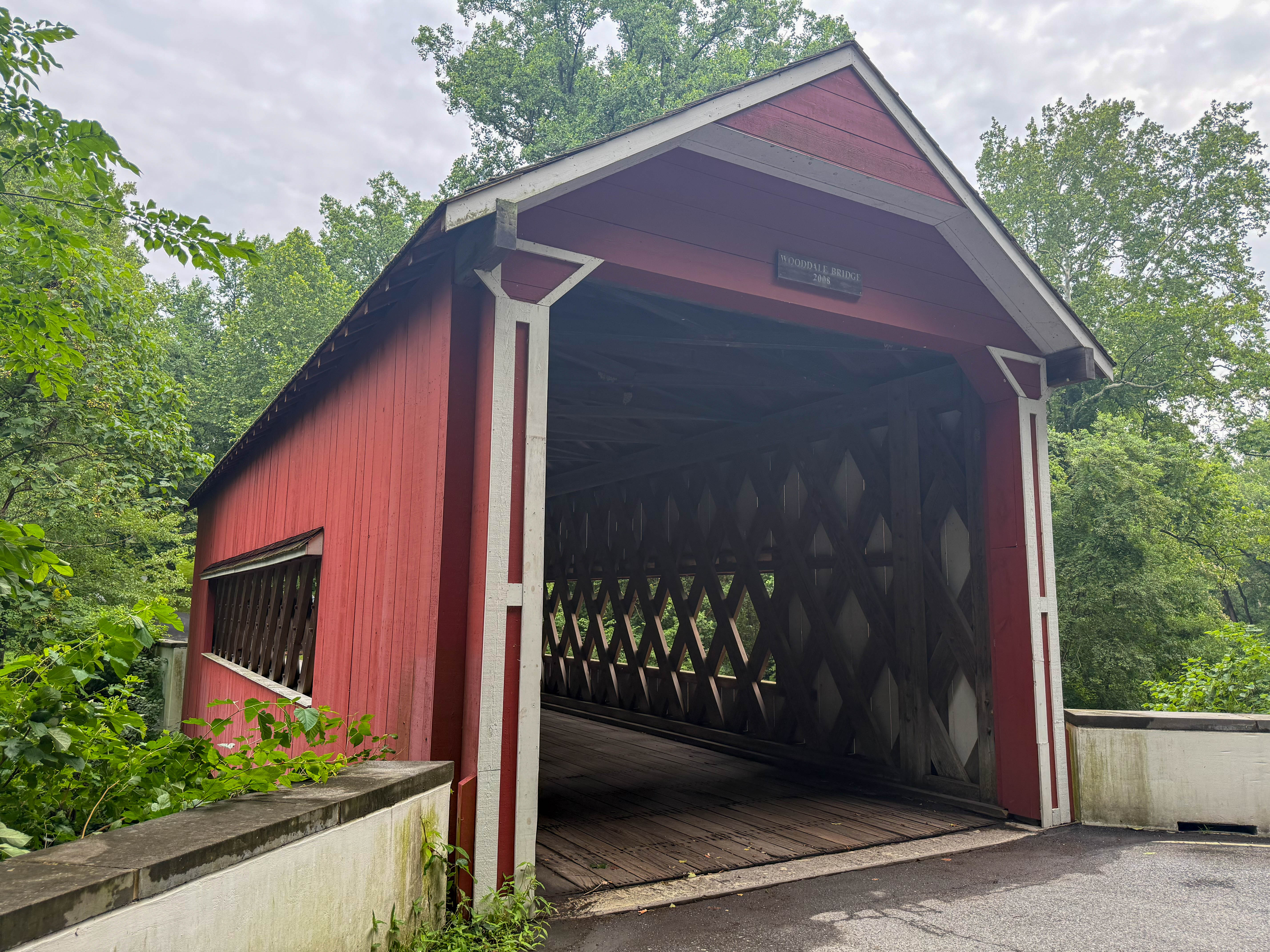 Historic Wooddale Covered Bridge at 7 Delaware 4 in Wilmington, DE serving the local community