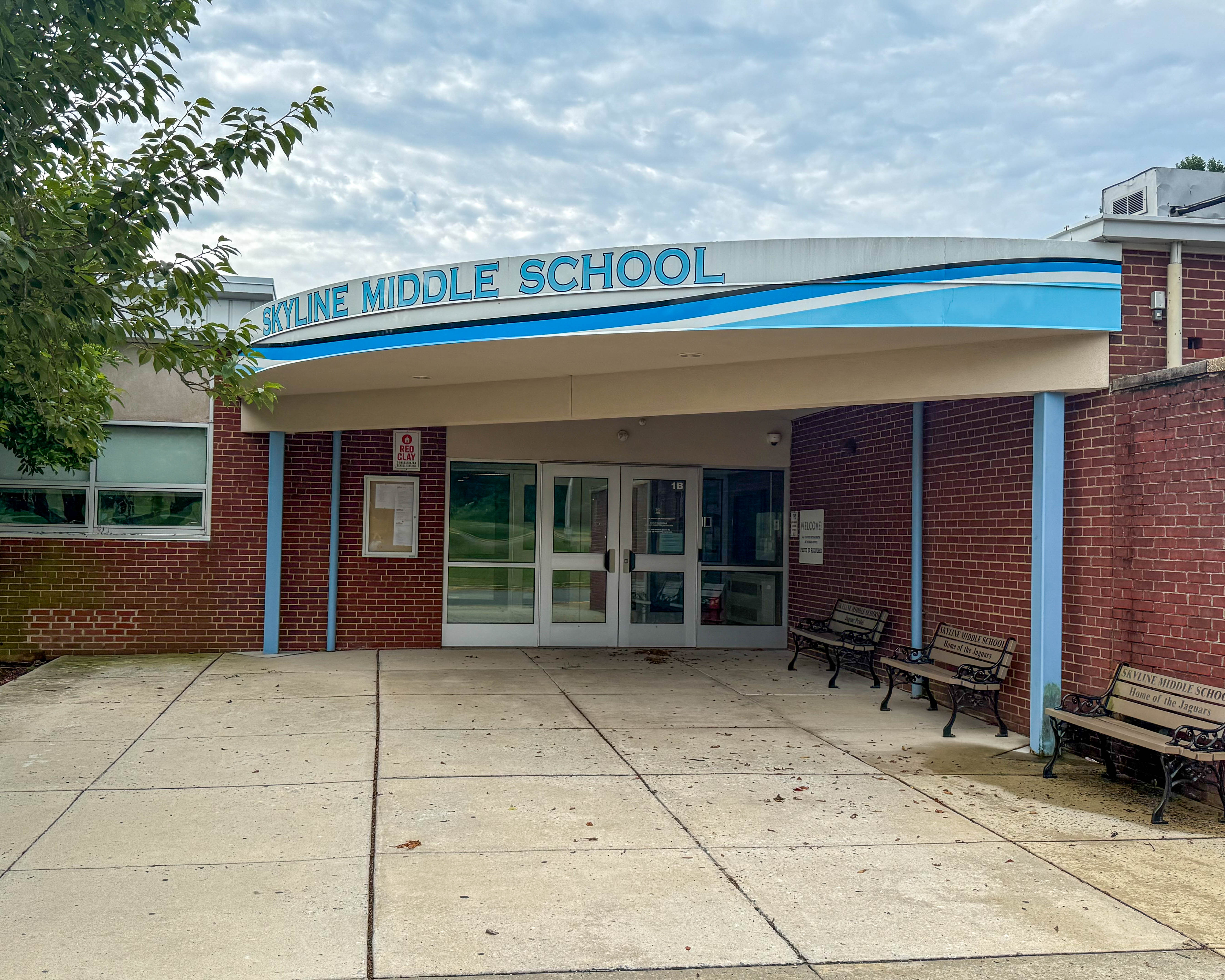 Skyline Middle School at 2900 Skyline Drive in Wilmington, DE serving the local community