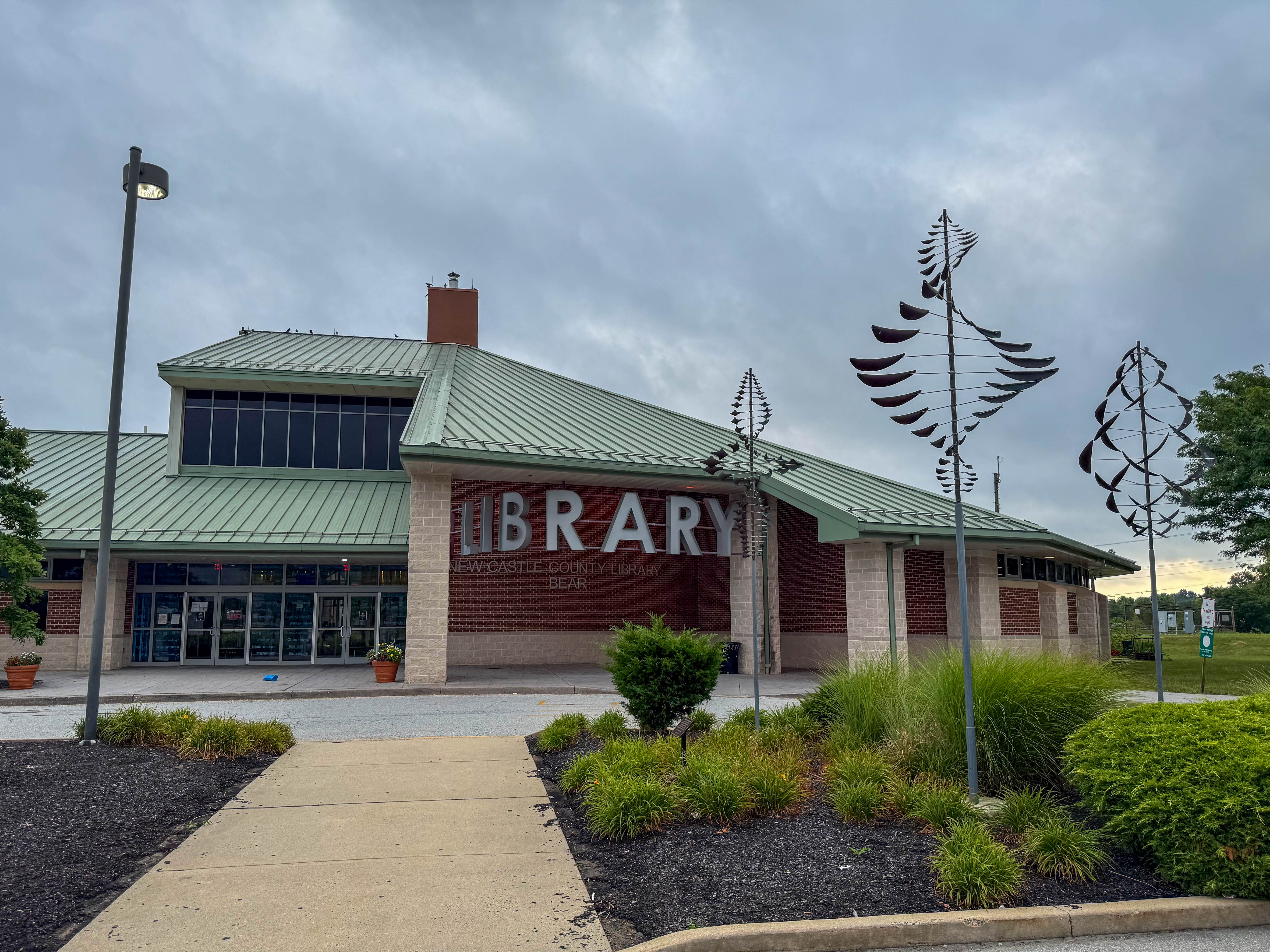 Bear Library at 101 Governor's Place in Bear, DE serving the local community