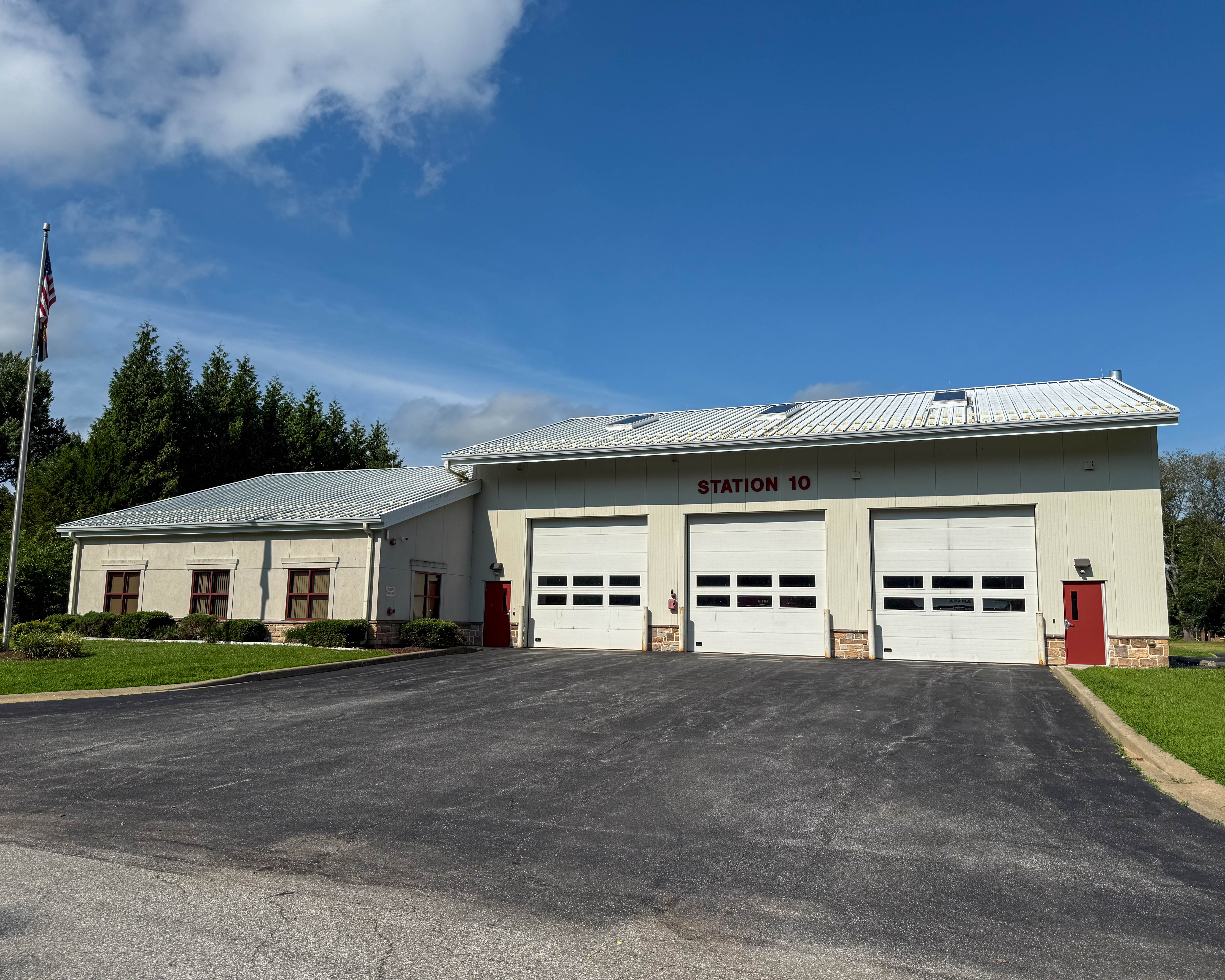 Aetna Hose Hook & Ladder Station at 2501 County Road in Newark, DE serving the local community