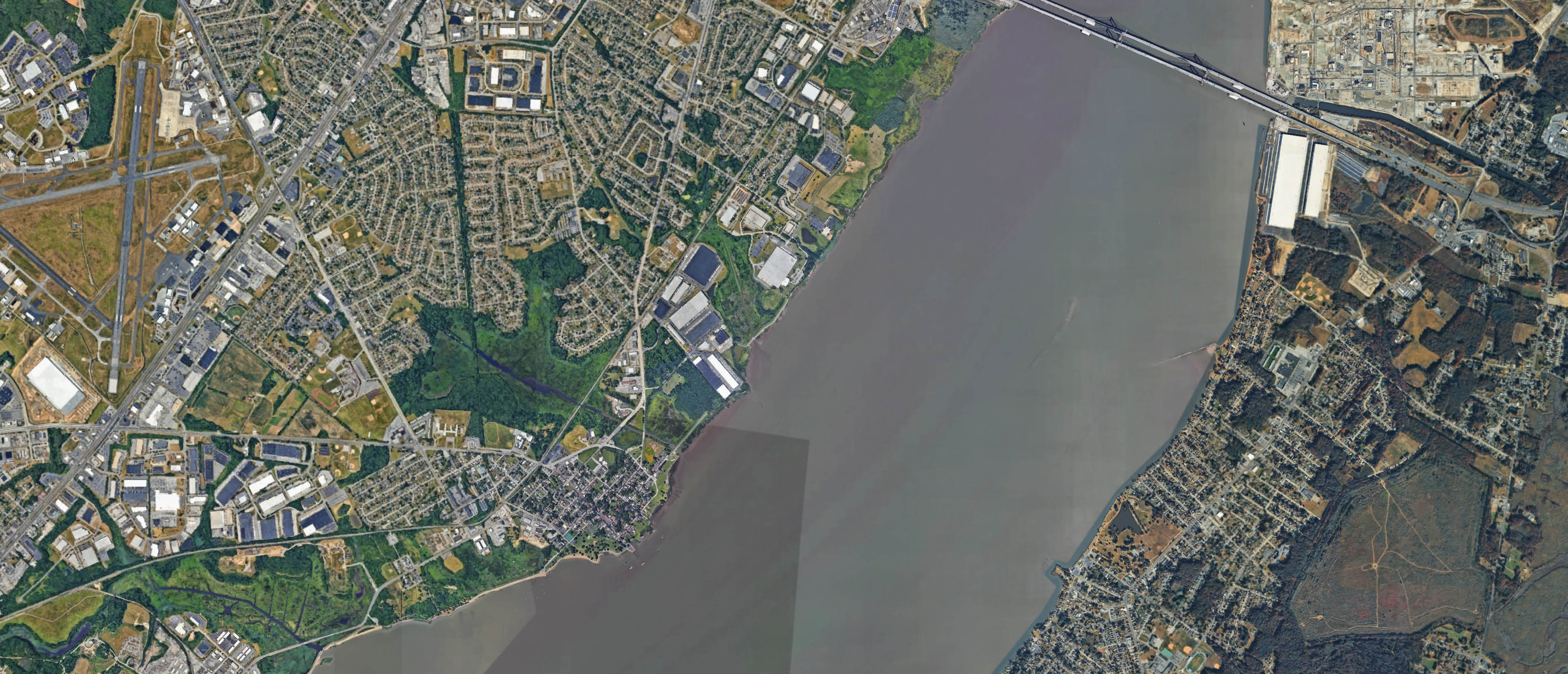 Map of New Castle, Delaware serving the local community