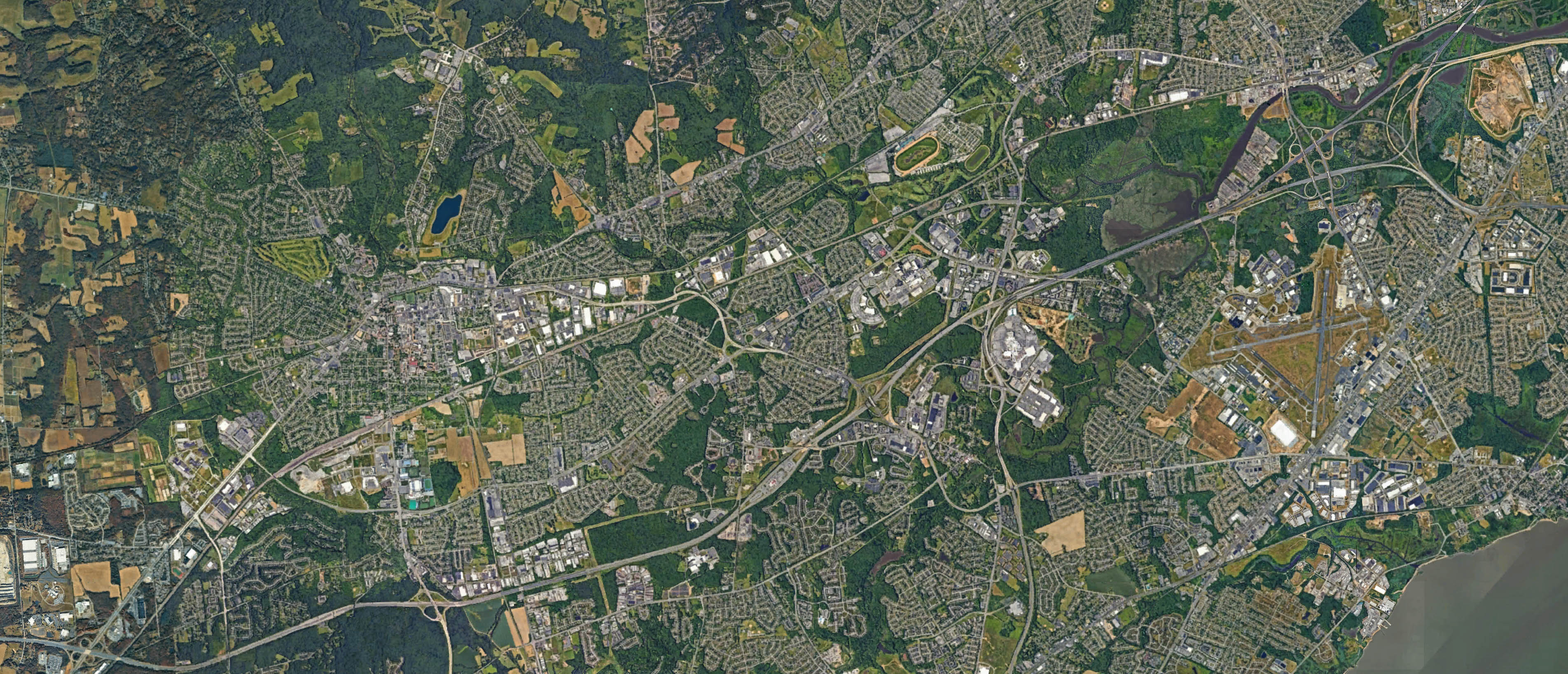 Map of Newark, Delaware serving the local community