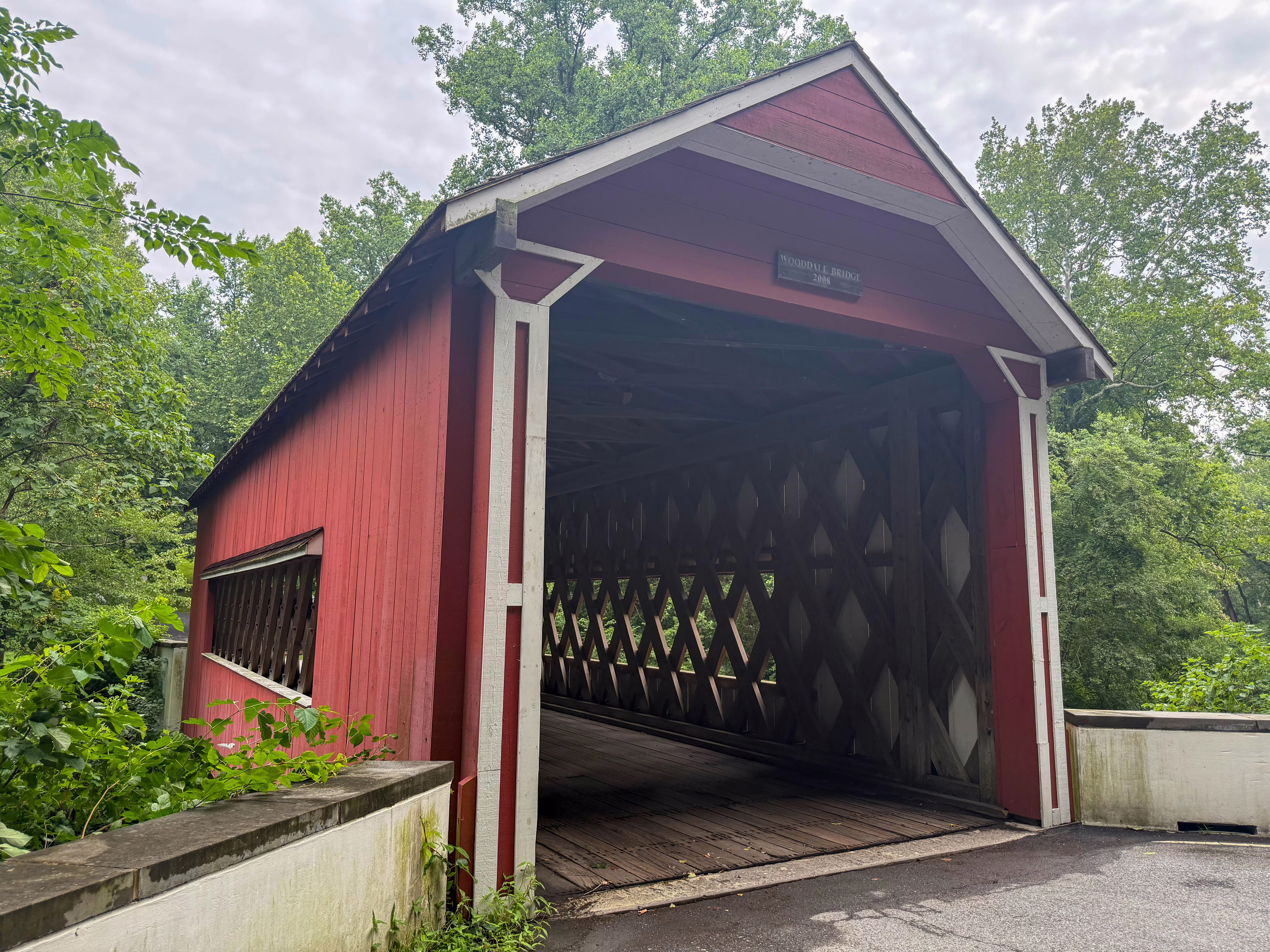 Historic Wooddale Covered Bridge at 7 Delaware 4 in Wilmington, DE serving the local community