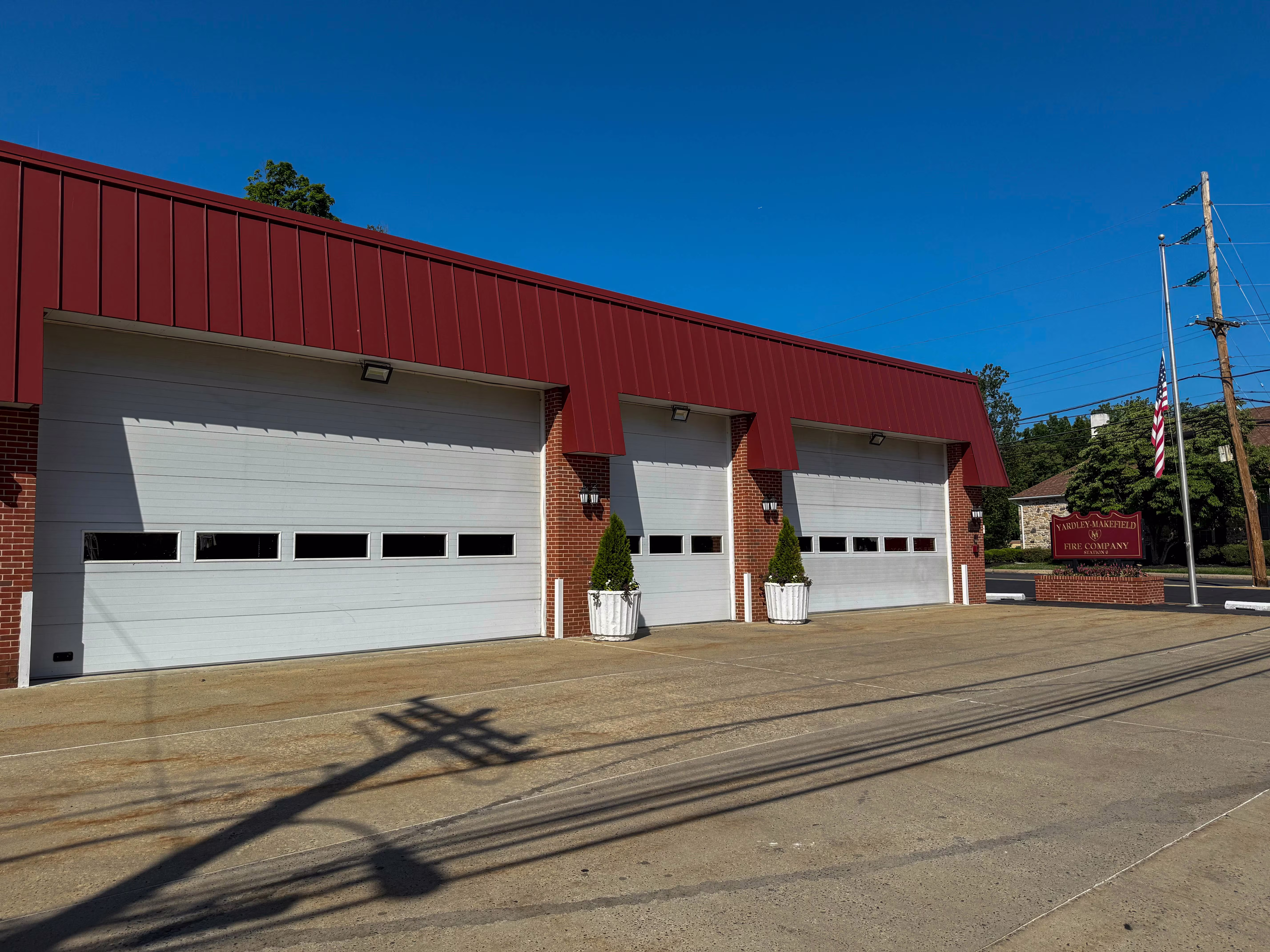 Yardley-Makefield Fire Company Station 0 at 105 S Main Street in Yardley, PA serving the local community