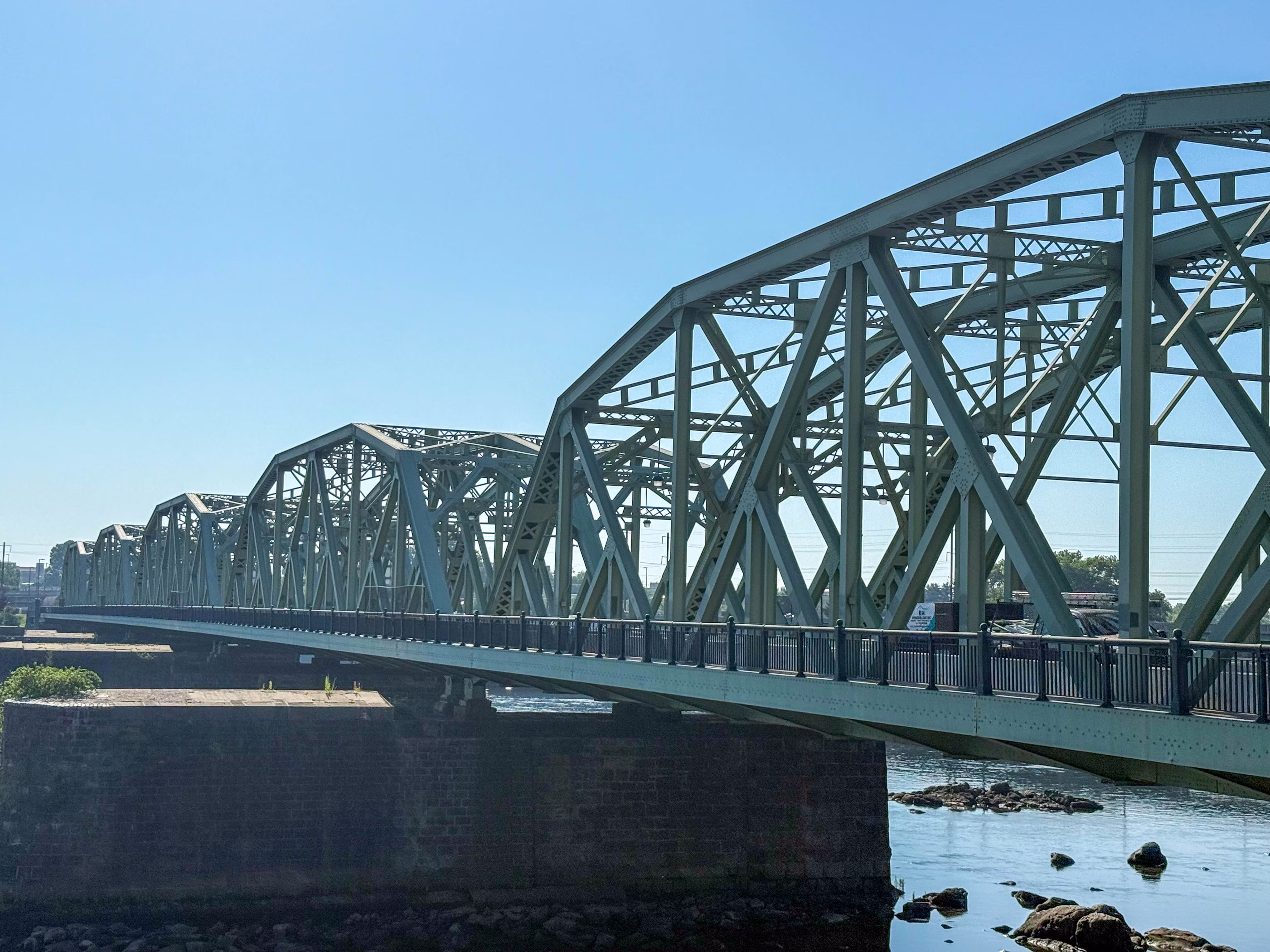 Lower Trenton Bridge on Bridge Street in Morrisville, PA serving the local community