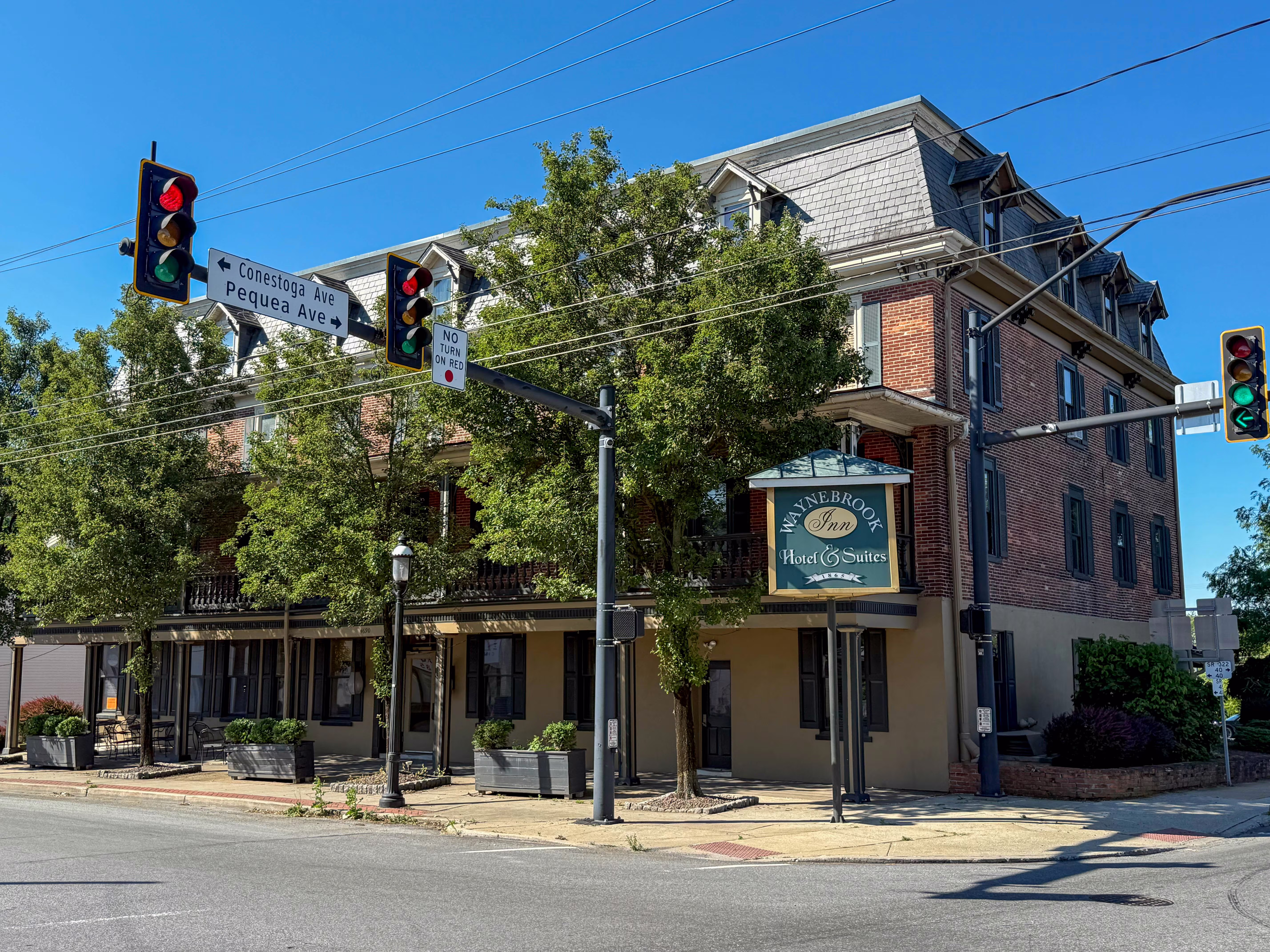 Waynebrook Inn 1865 at 4690 Horseshoe Pike in Honey Brook, Pennsylvania serving the local community