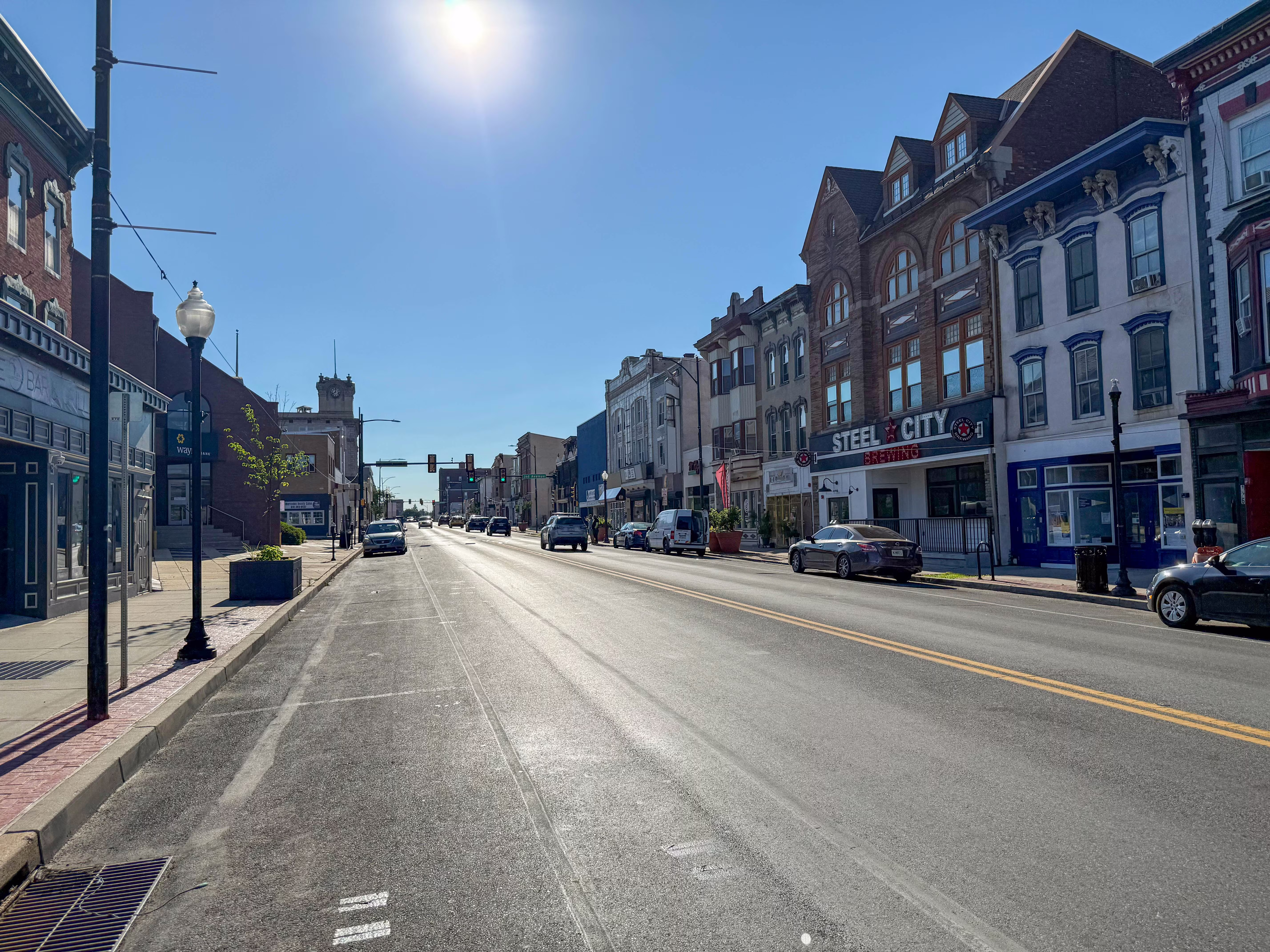 Lincoln Highway East in Coatesville, Pennsylvania serving the local community