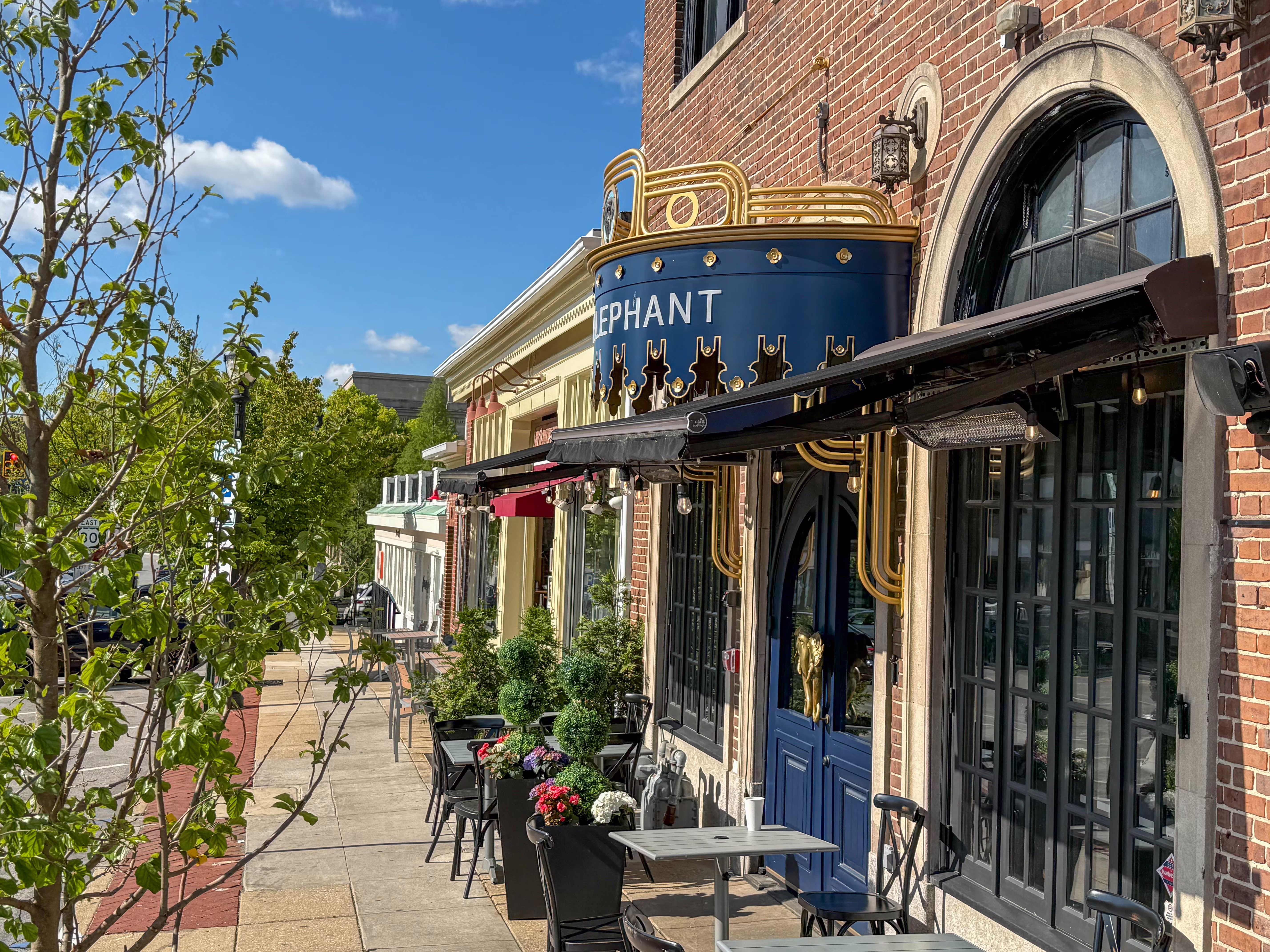 North Wayne Avenue in Wayne, Pennsylvania serving the local community