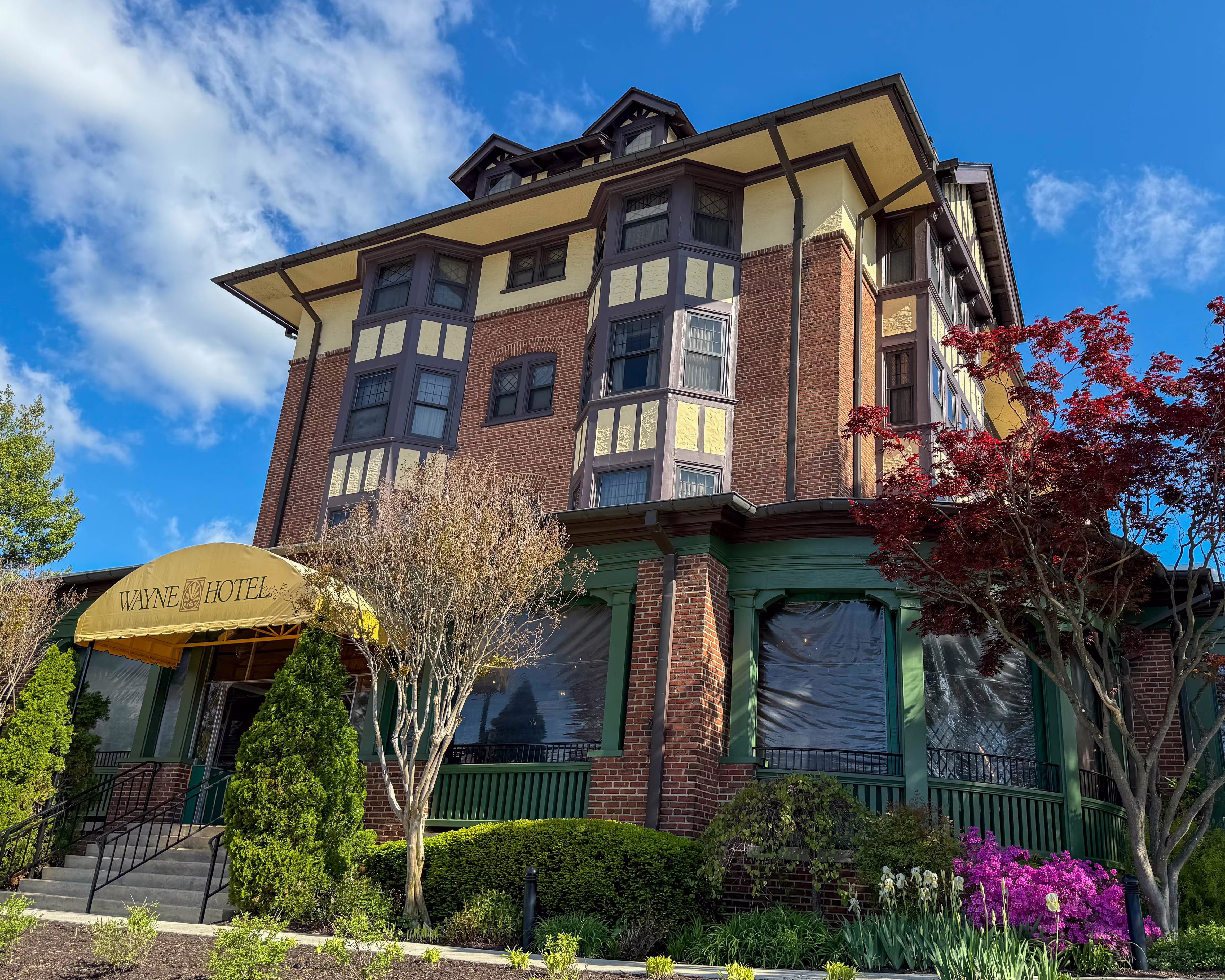 Wayne Hotel at 139 E Lancaster Avenue in Wayne, Pennsylvania serving the local community