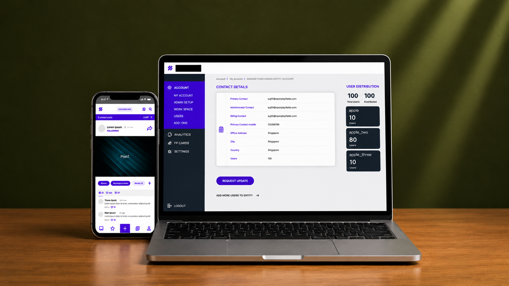 Corporate Social Platform