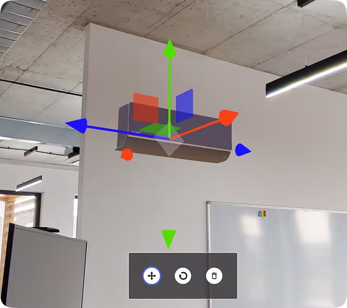 XYZ-Achsen Positionierung