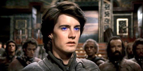 Kyle MacLachlan playing Paul Atreides in Dune (1984)