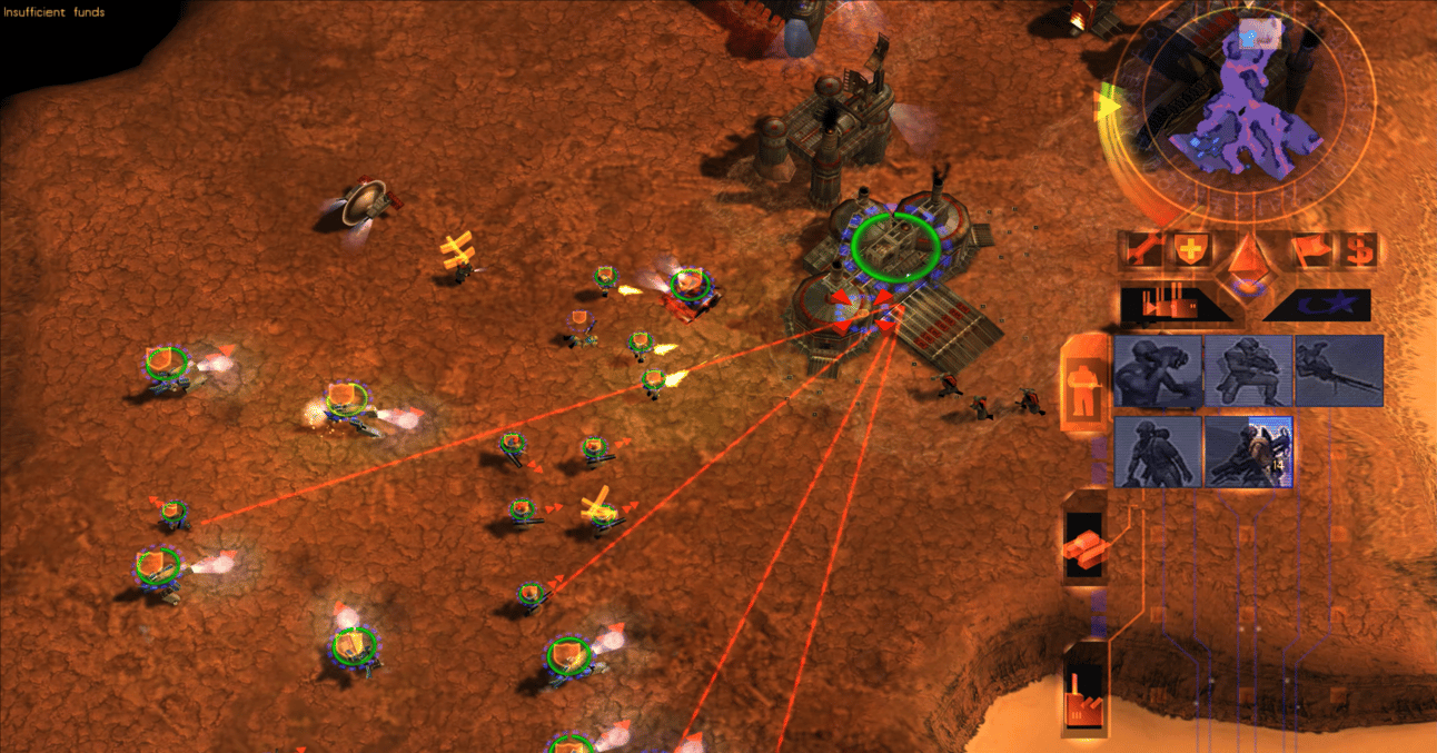 Screenshot from Emperor: Battle for Dune