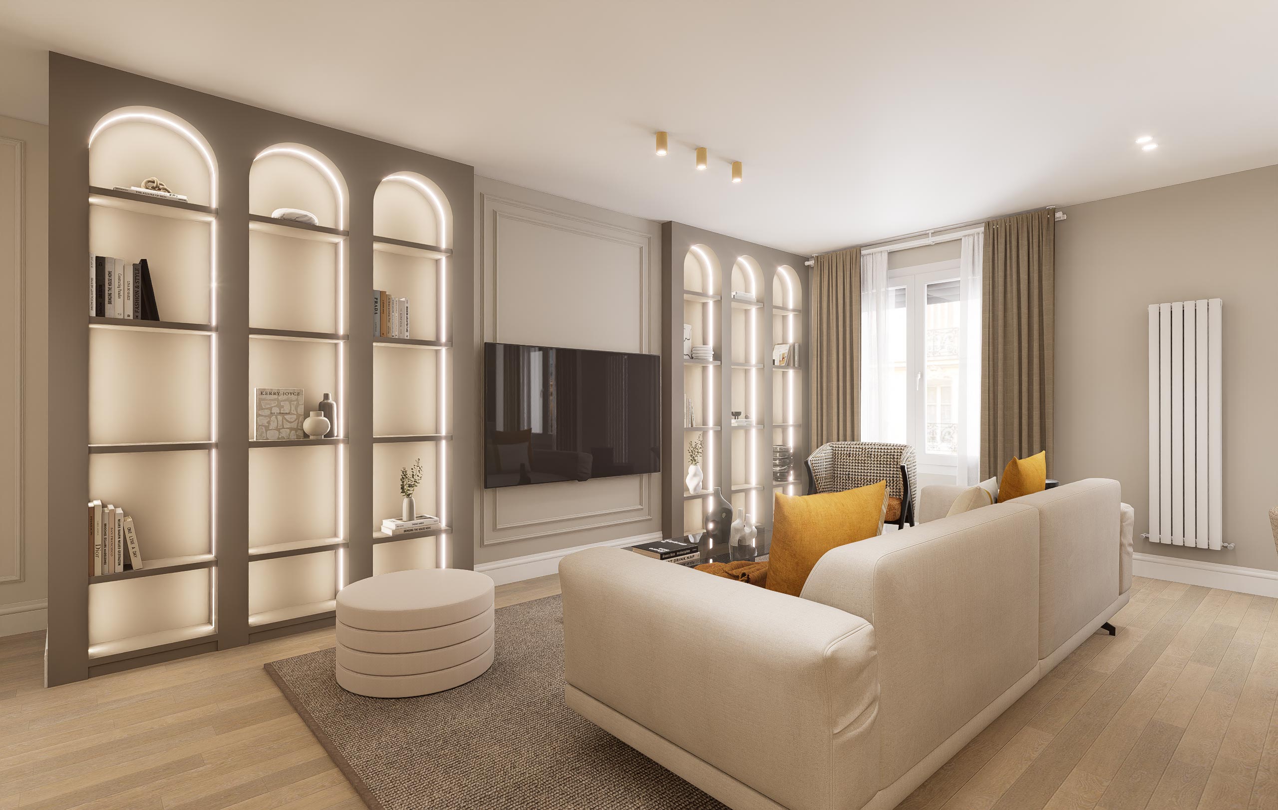 Luz, elegancia y confort en Núñez de Balboa