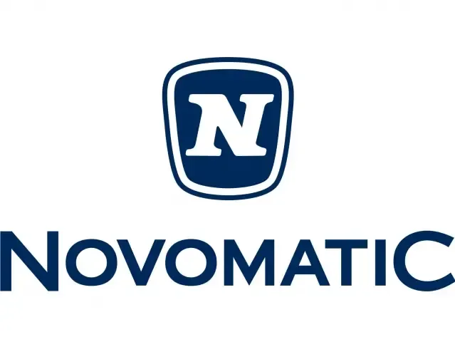 Novomatic company logo.