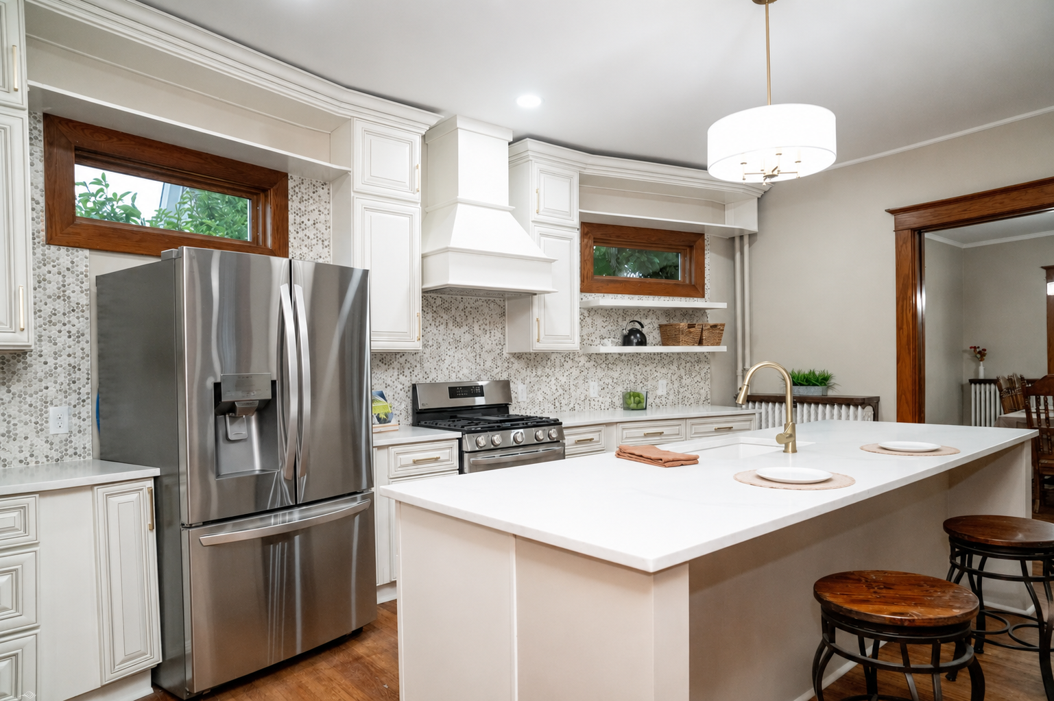 Whole-home remodel with vaulted living space by JCZ Residential in Central Indiana