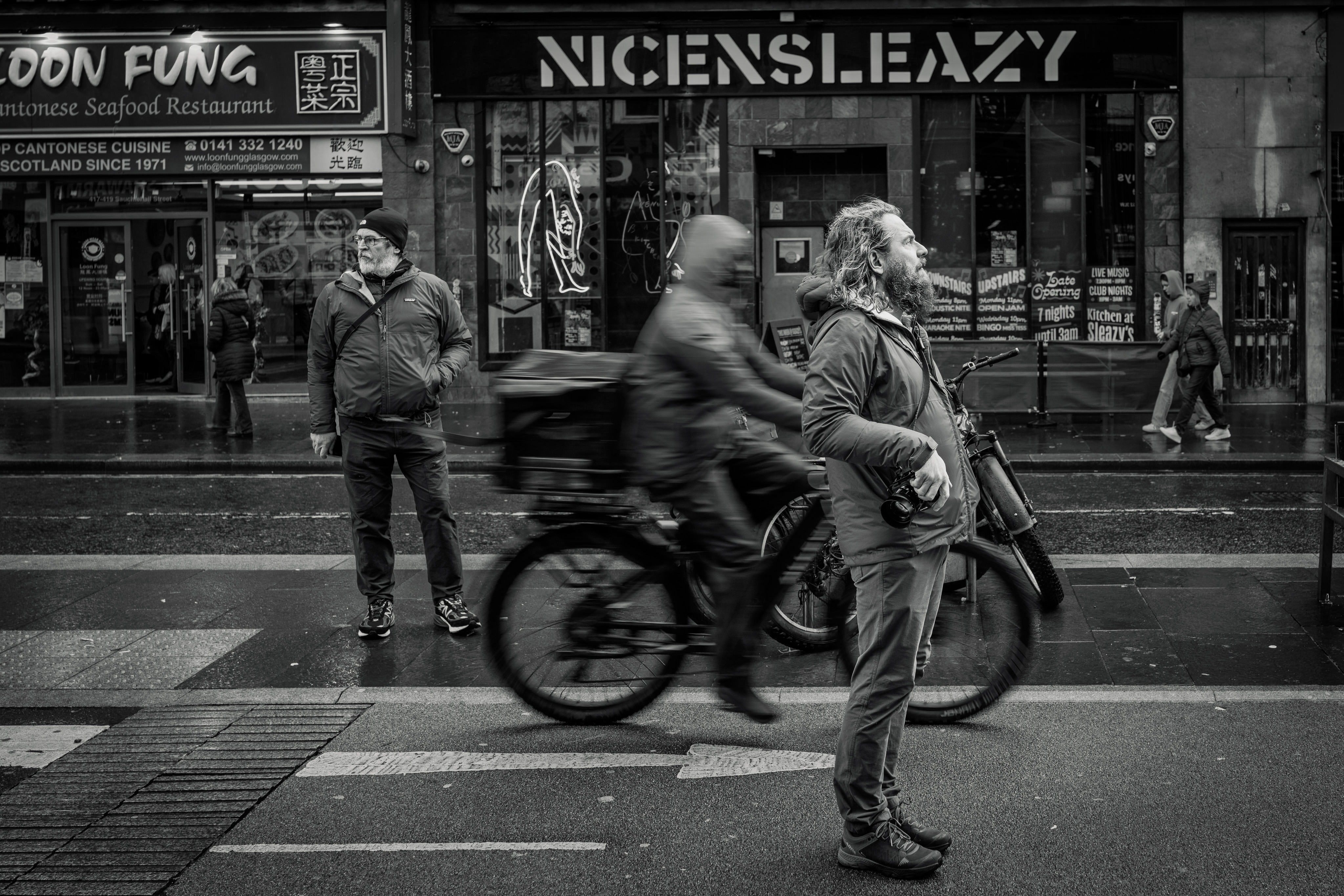 Rick and Hudson in Glasgow