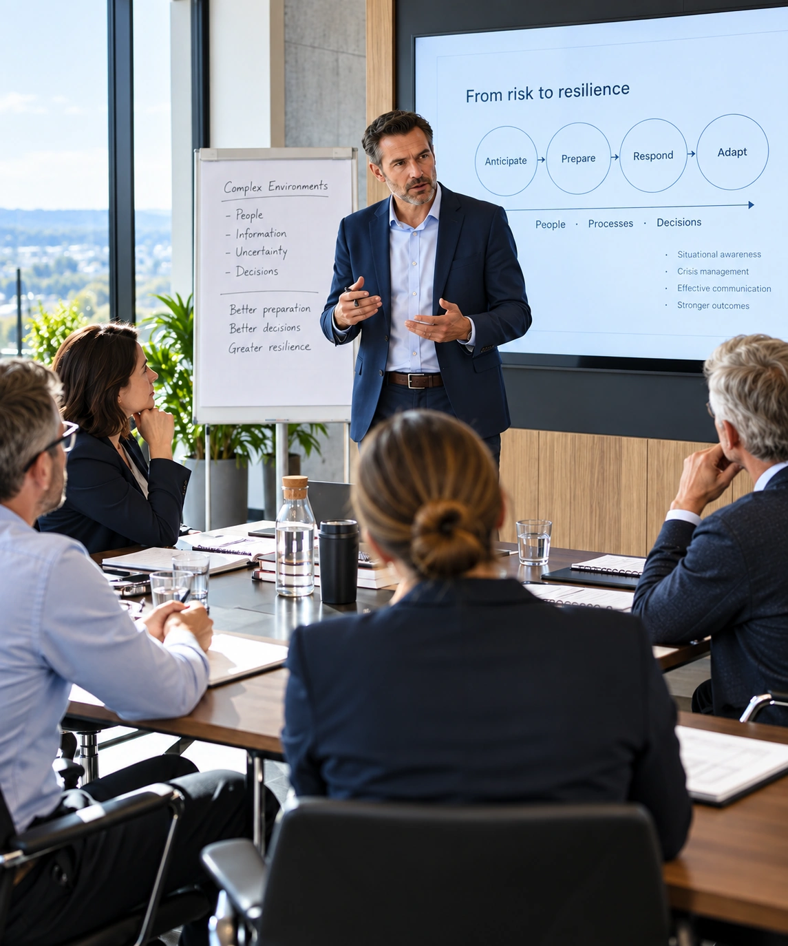 Formation de dirigeants à la gestion des risques et des situations sensibles