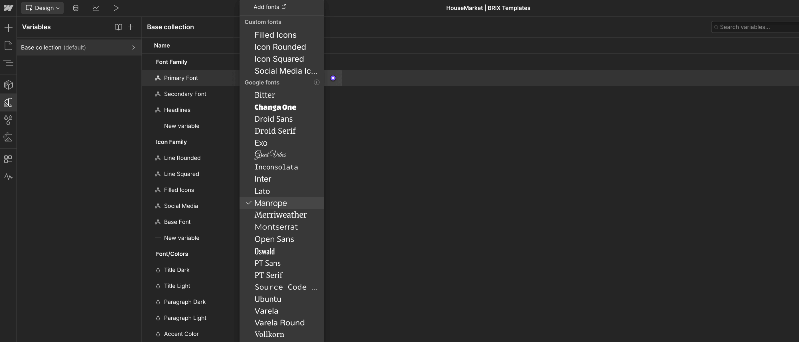 Typography - HouseMarket Webflow Template