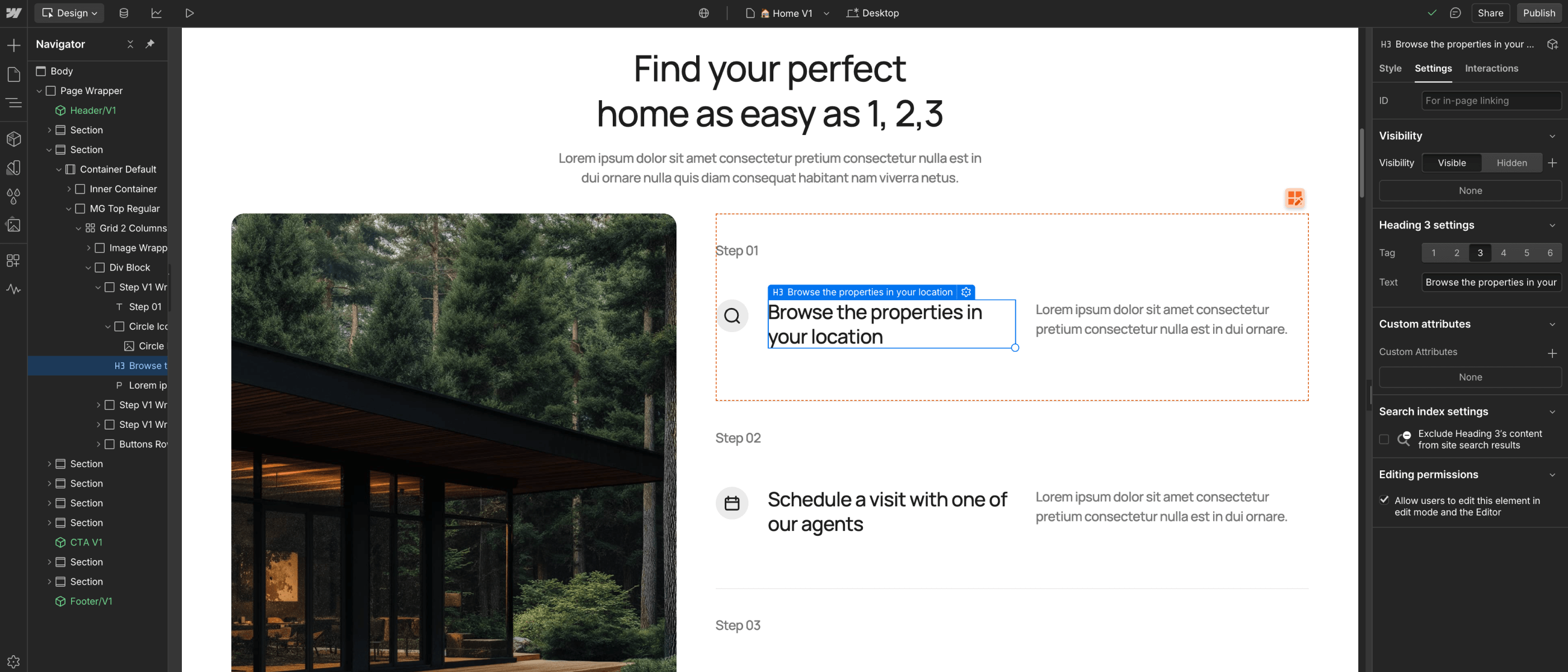 Static Content - HouseMarket Webflow Template