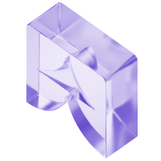 Matter glass cube