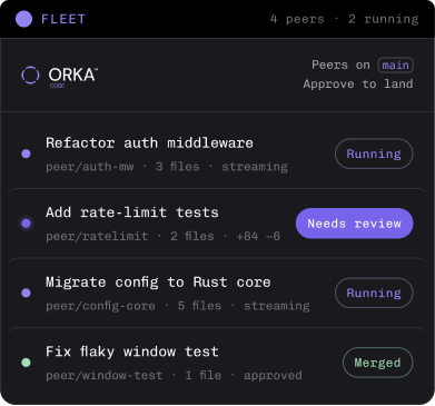 ORKA Code product screenshot