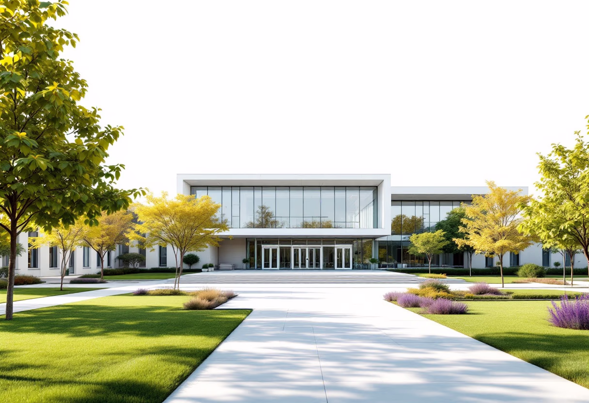 image of a school campus (for a edtech)