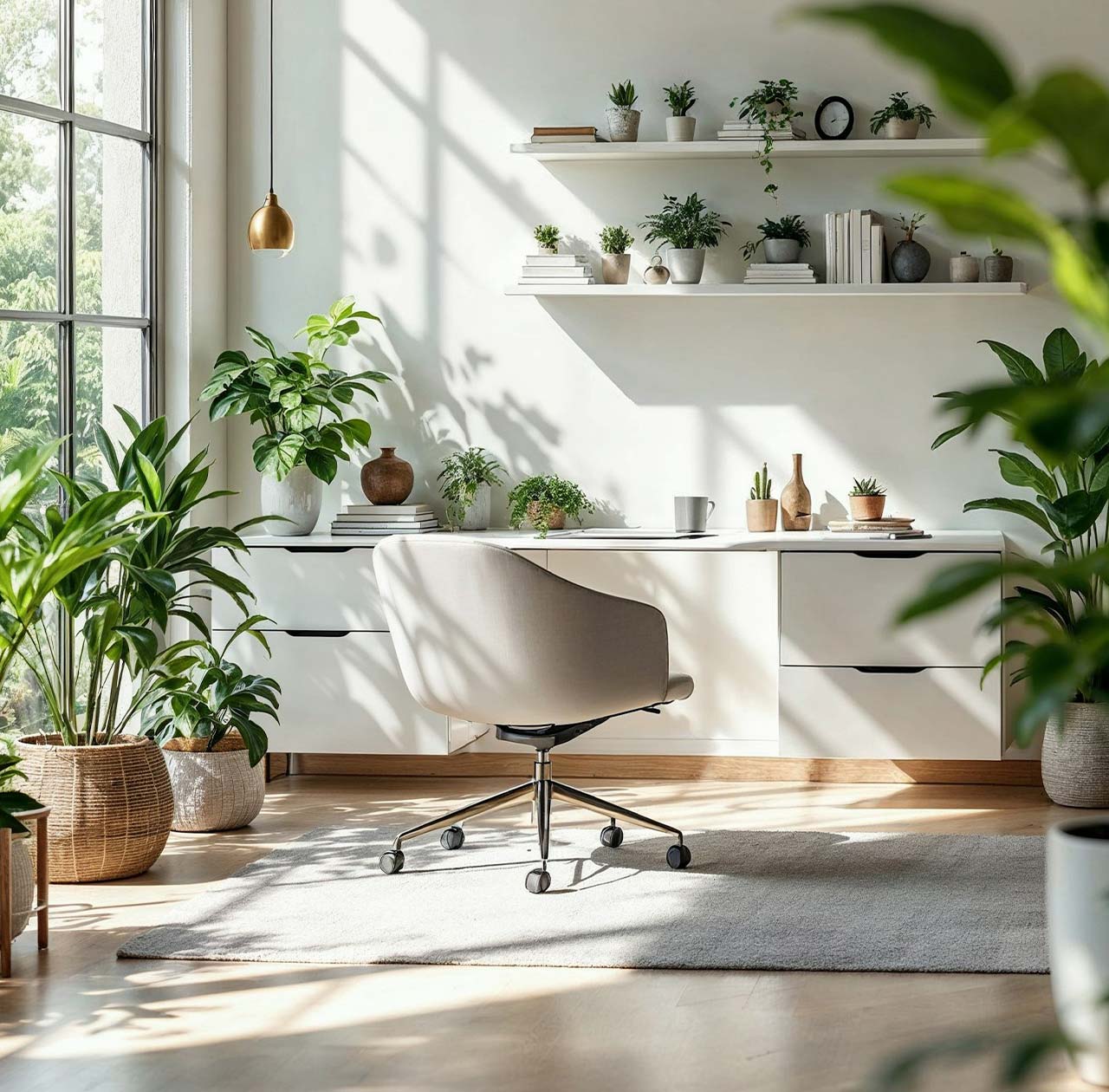 Creative office space.