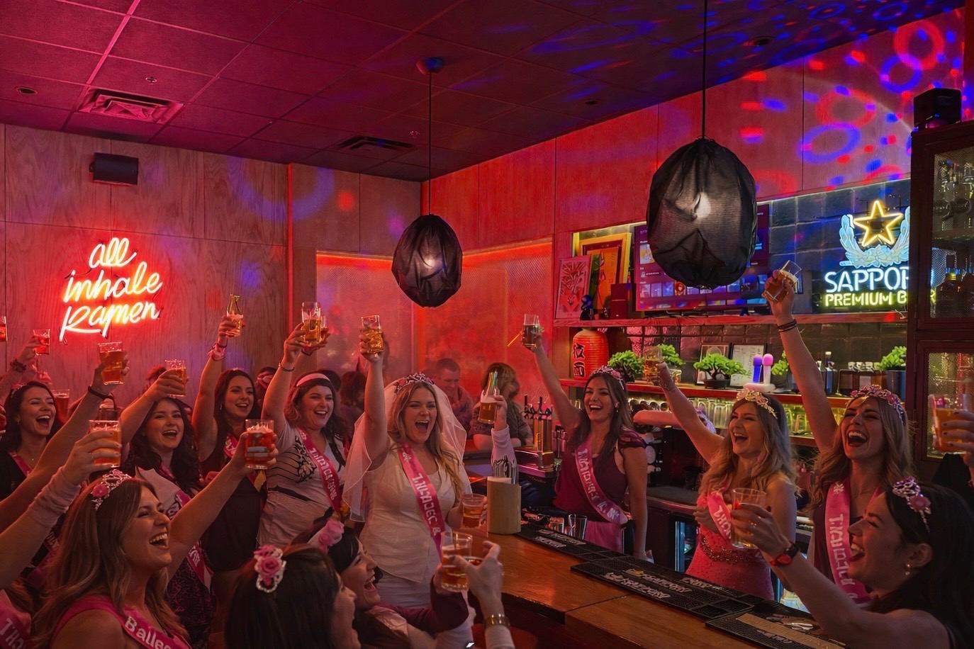 Bachelorette karaoke party