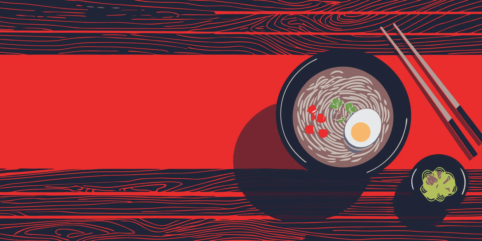 A bowl of ramen with an egg and vegetables, a visual guide to ramen kcal.