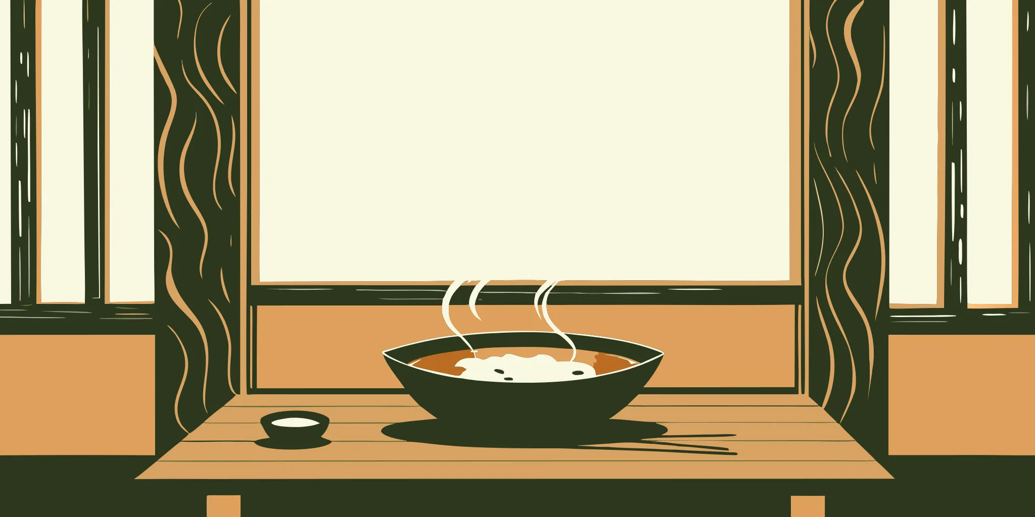 A high-quality bowl of ramen served at a successful ramen franchise.