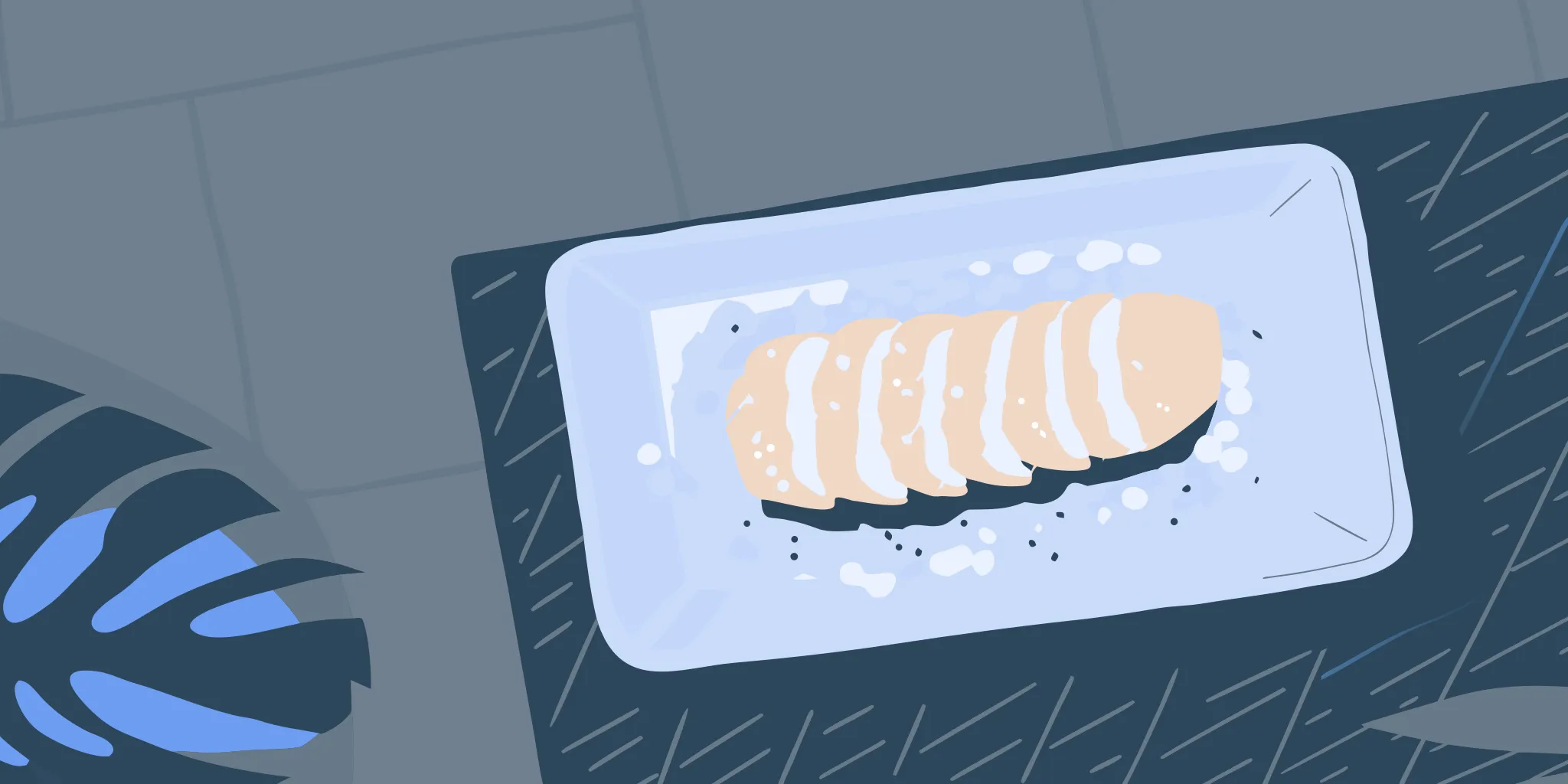 Sliced authentic teriyaki chicken with a perfect caramelized glaze.