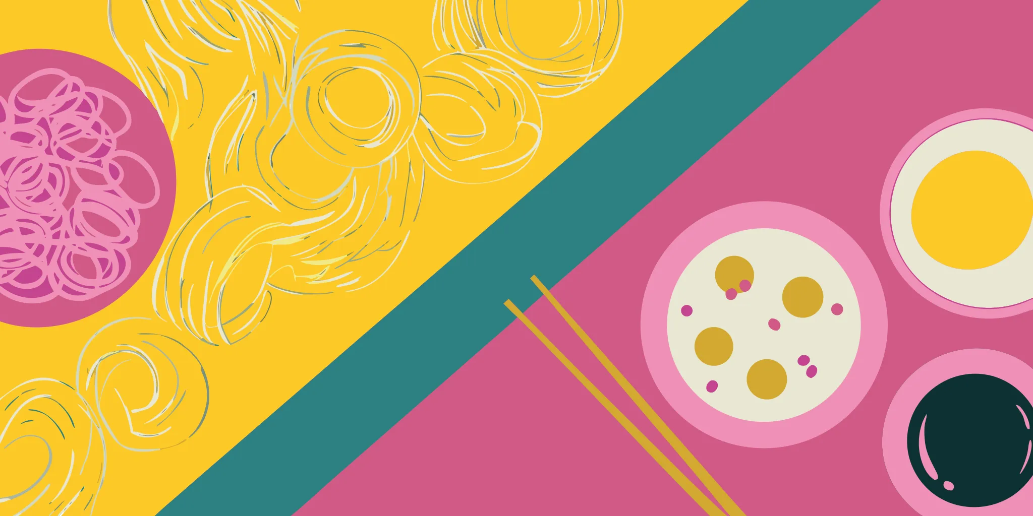 A bowl of ramen noodles with chopsticks and a drink, a perfect pairing.