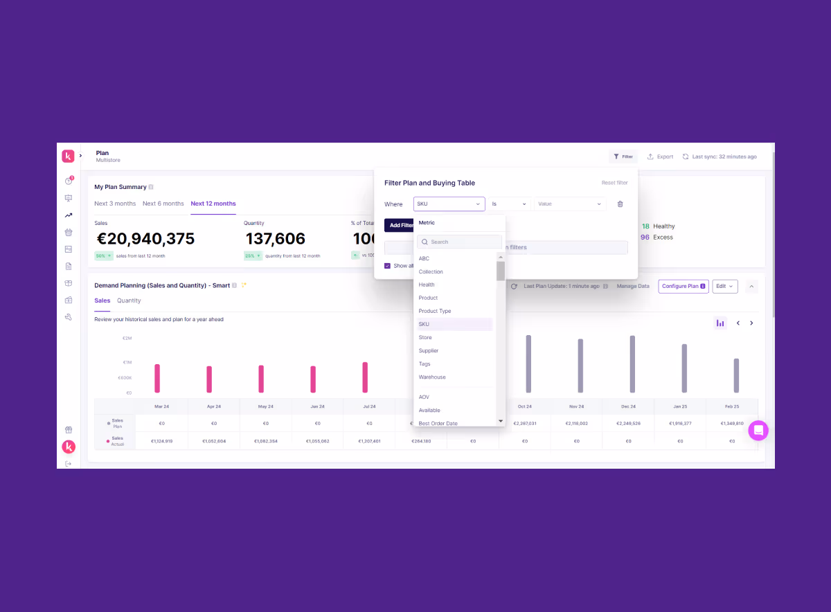 Demand Planning and Inventory Analytics for Shopify 
