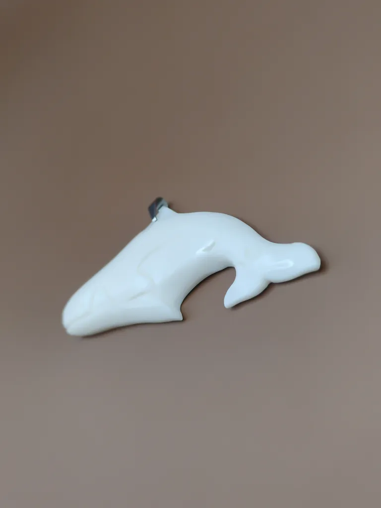 Pendentif os orque vue droite